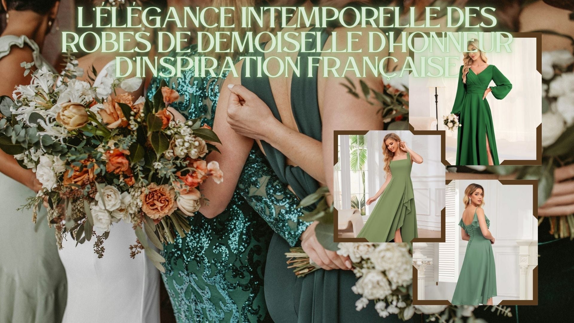L'Évolution des Robes de Demoiselle d'Honneur à la Française : Une Ode à l'Élégance et au Romantisme