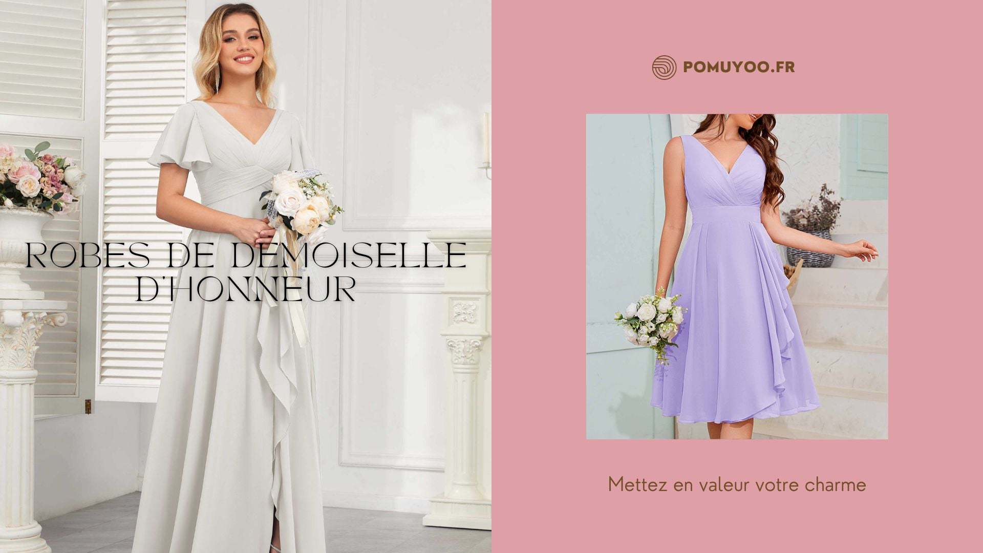 10 conseils pour accessoiriser les robes de demoiselle d'honneur blanches et lavande