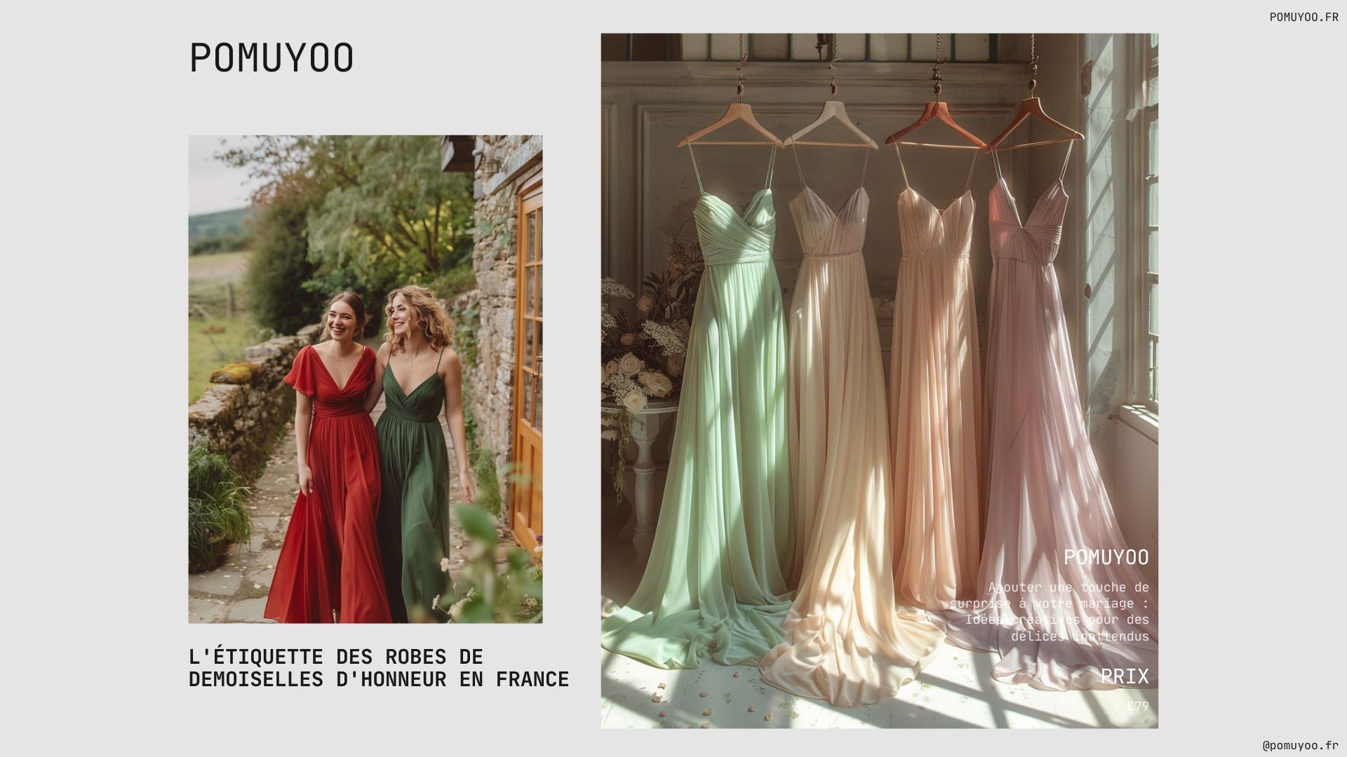 L'Étiquette des Robes de Demoiselles d'Honneur en France