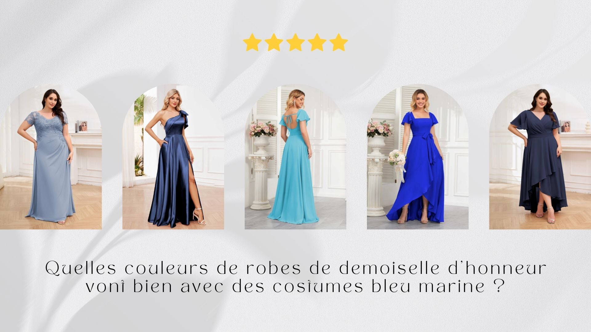 Les Plus Belles Robes de Demoiselle d’Honneur Bleues pour un Mariage Inoubliable