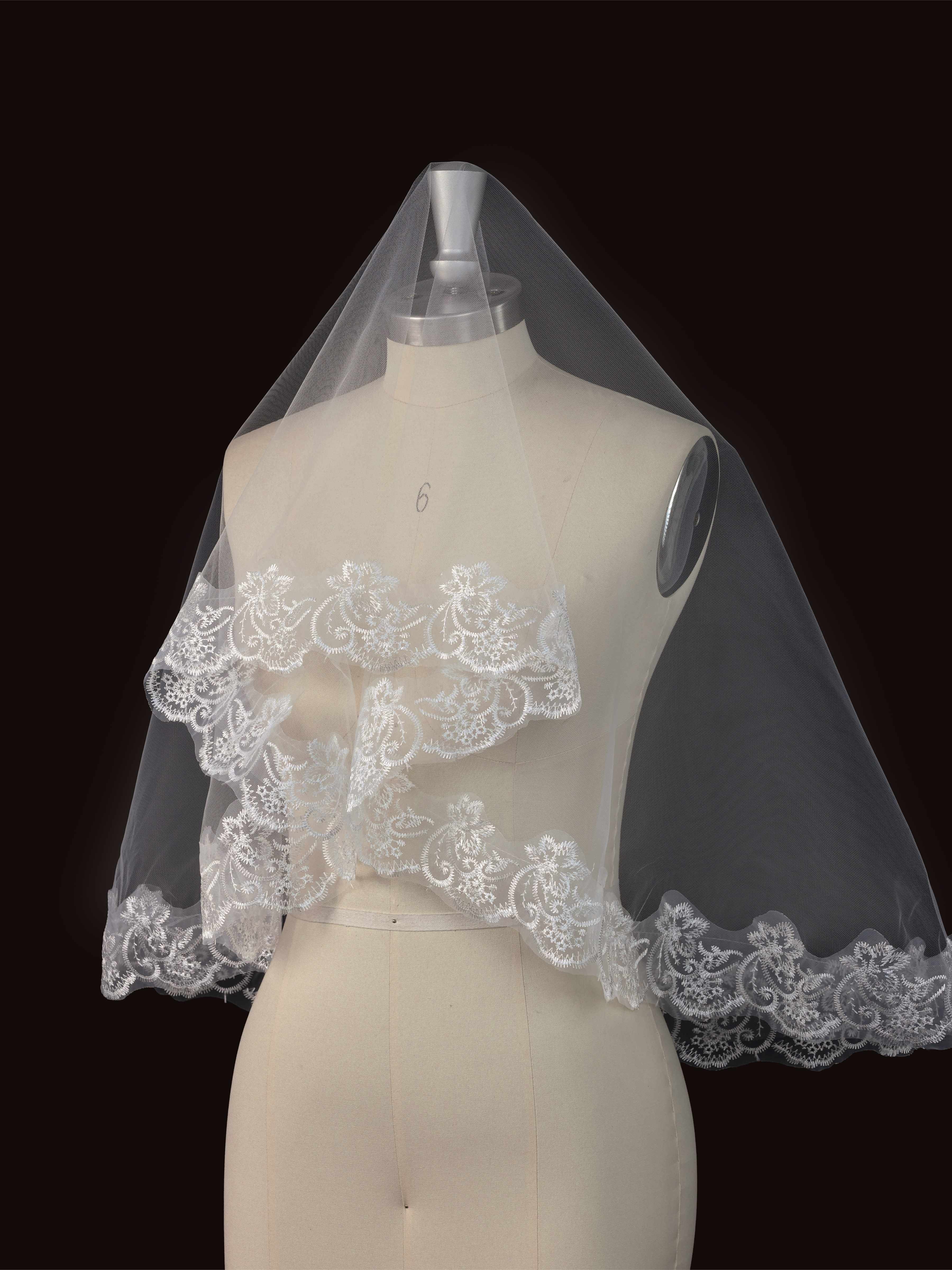 Voile Mantille En Dentelle Pour Un Look De Mariée Gothique