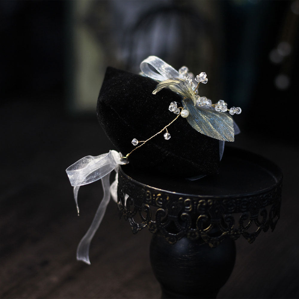 Bracelet De Demoiselle D’Honneur Fleur Et Feuilles