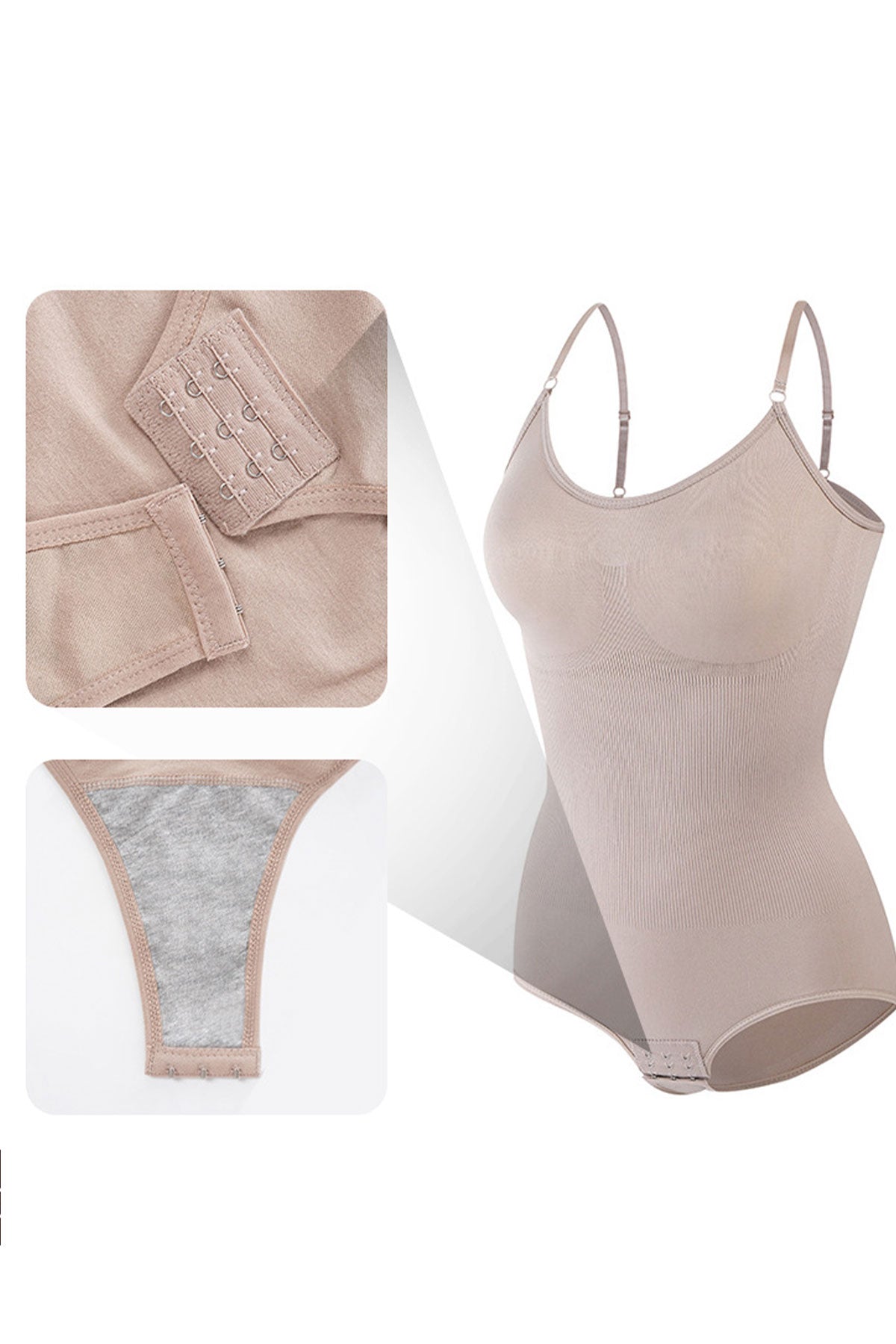 Corsets Gainants Taille Fine Et Rehausse-Fessier À Agrafes
