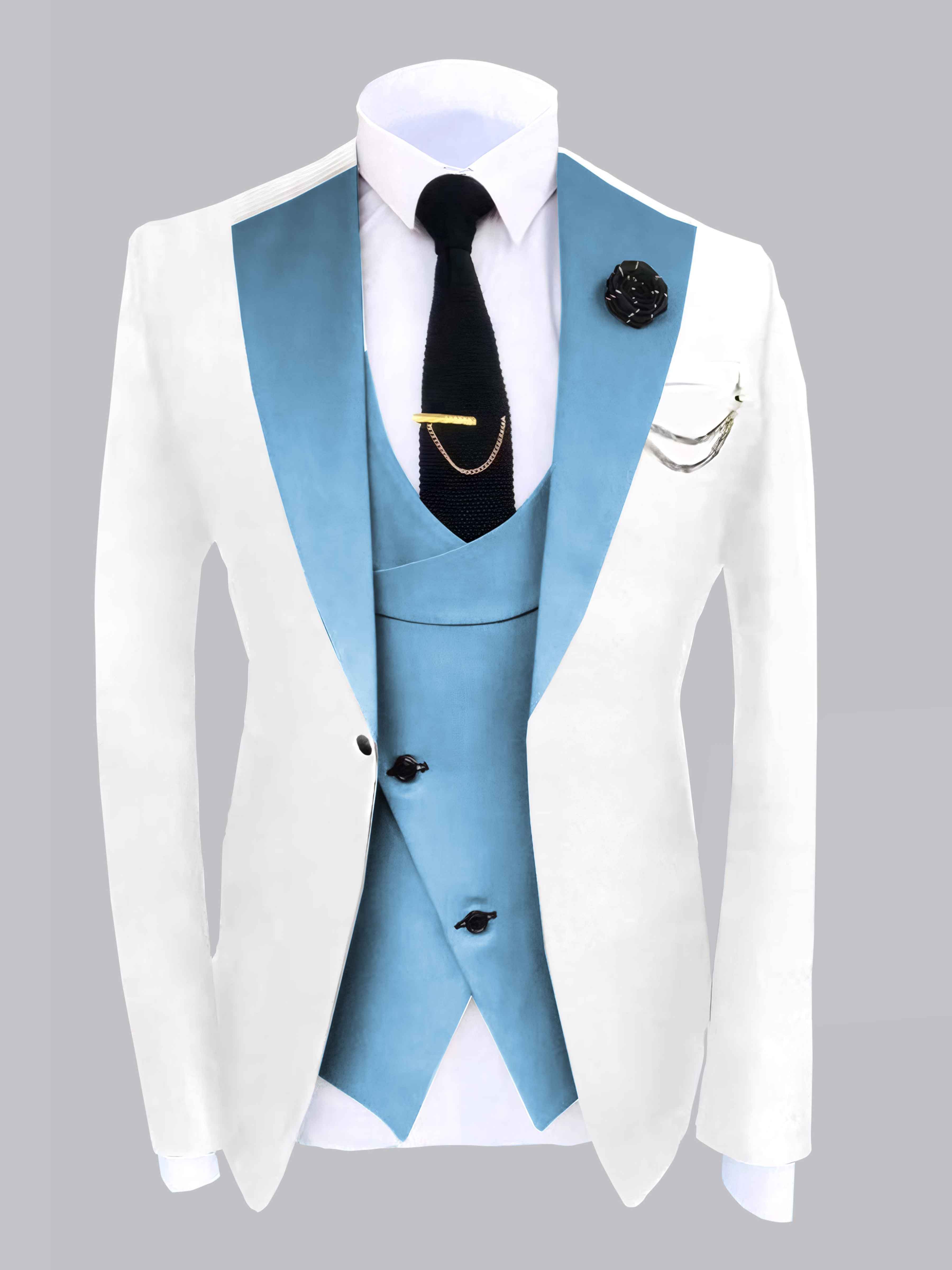 Ensemble Veste Homme 2 Pièces Au Design Color Block