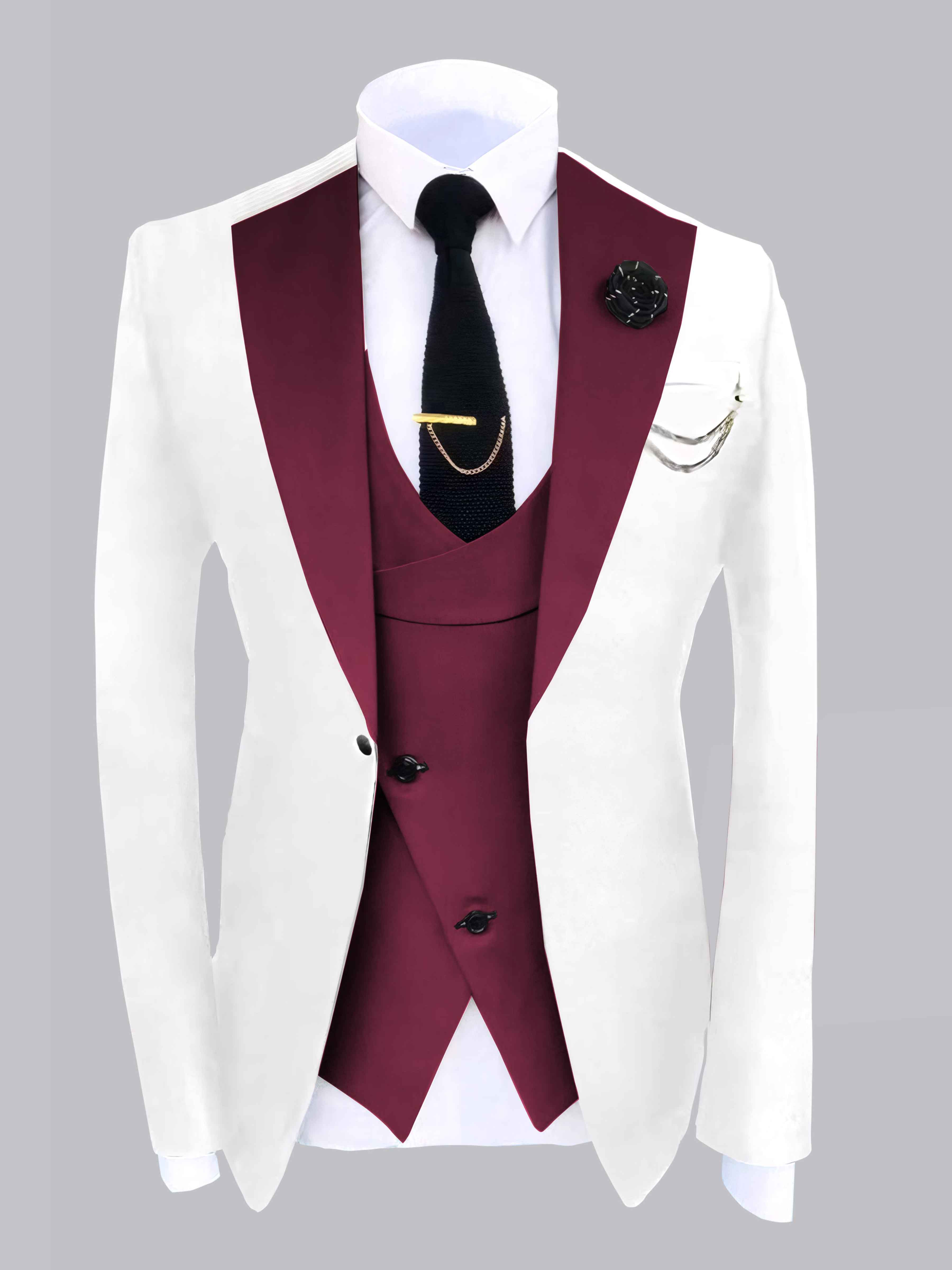 Ensemble Veste Homme 2 Pièces Au Design Color Block