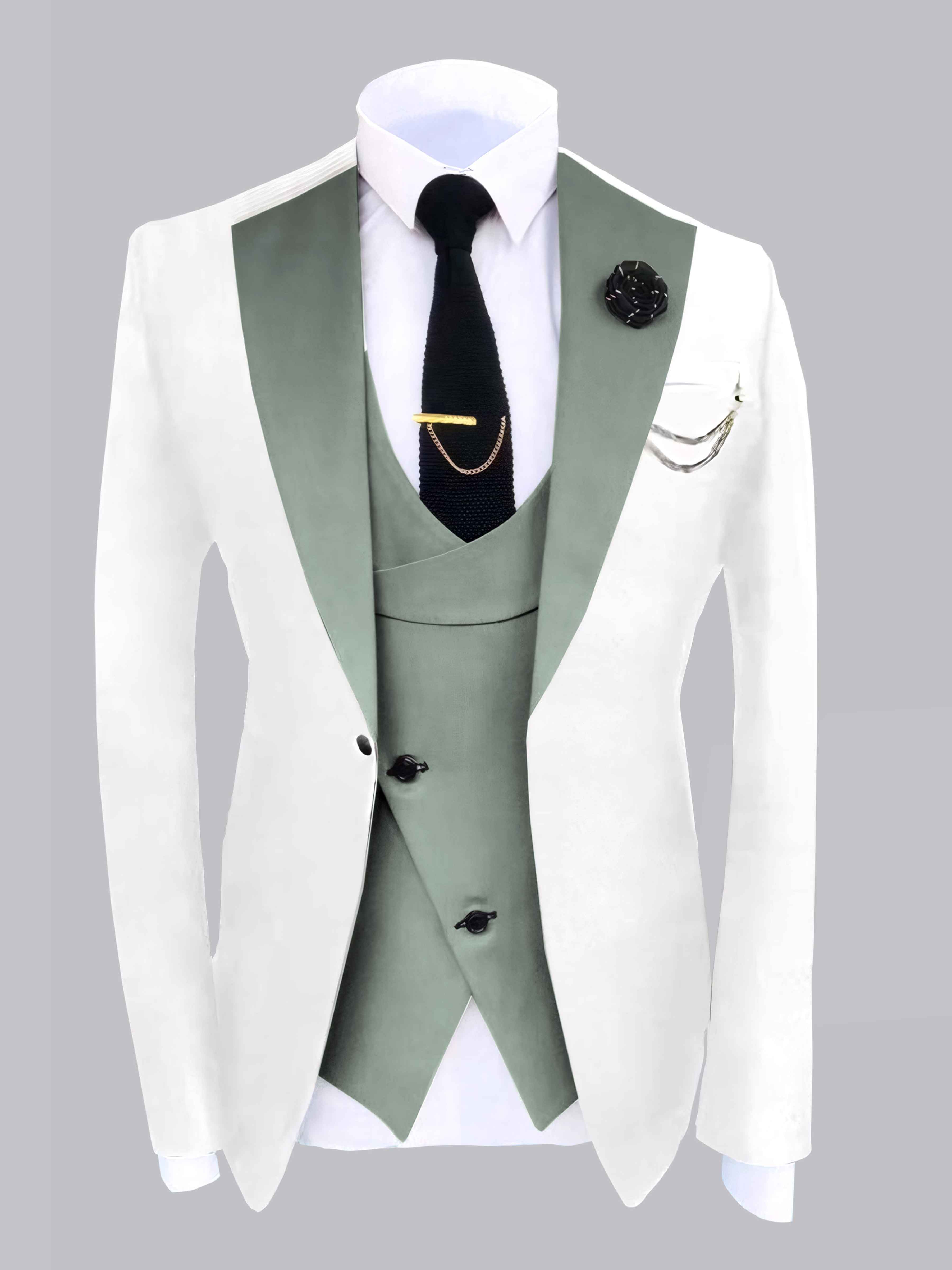Ensemble Veste Homme 2 Pièces Au Design Color Block