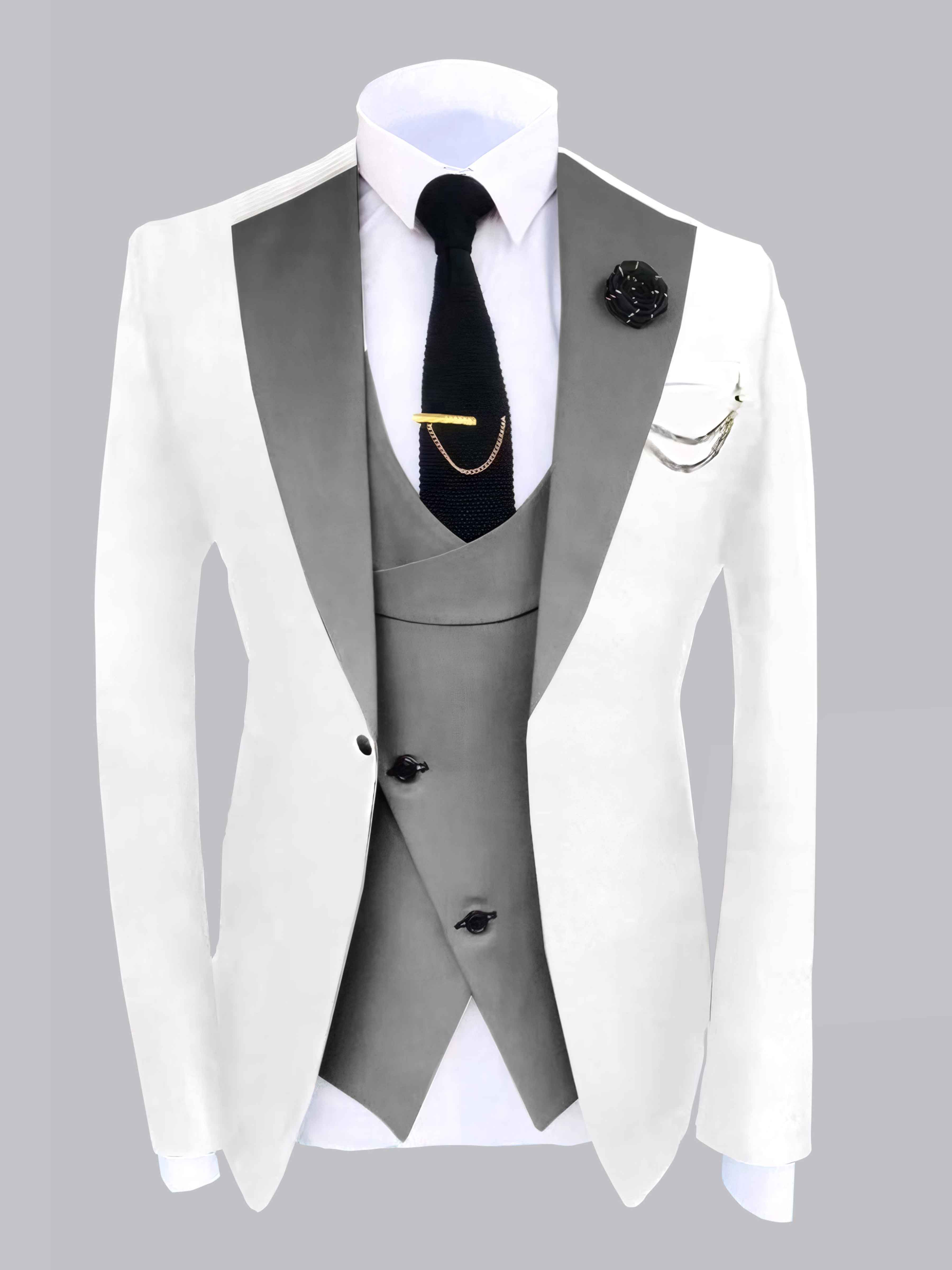 Ensemble Veste Homme 2 Pièces Au Design Color Block