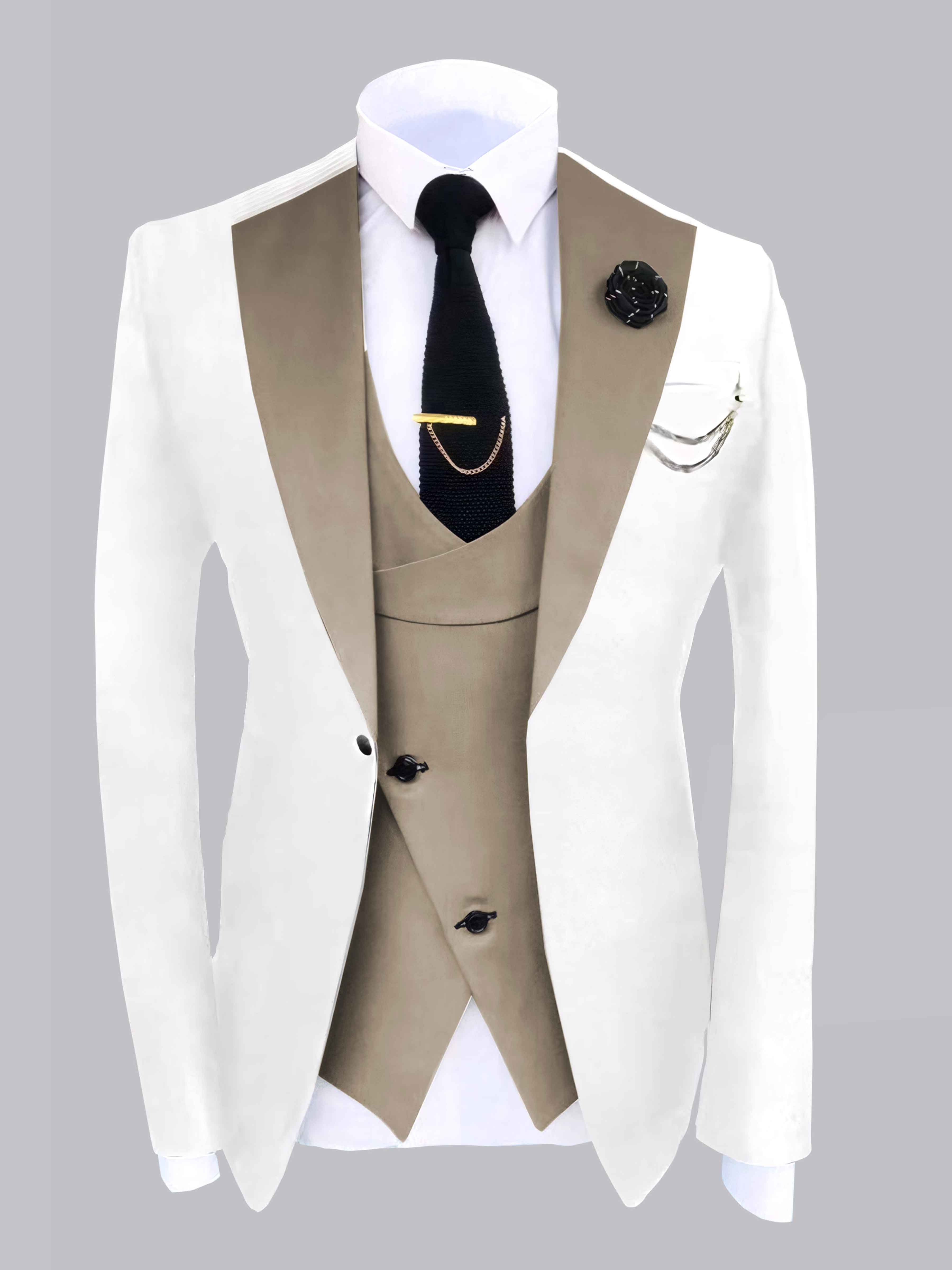 Ensemble Veste Homme 2 Pièces Au Design Color Block