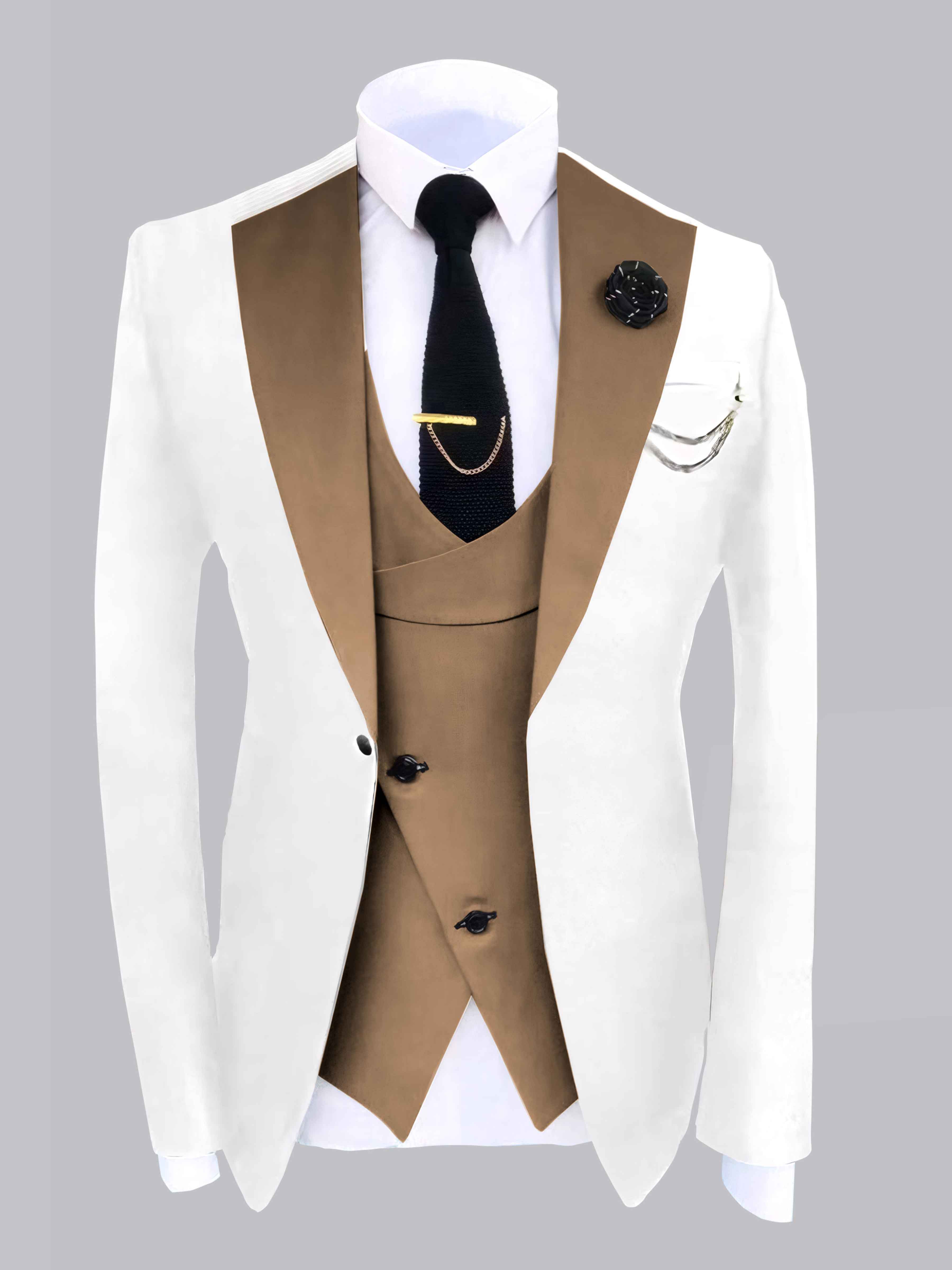 Ensemble Veste Homme 2 Pièces Au Design Color Block