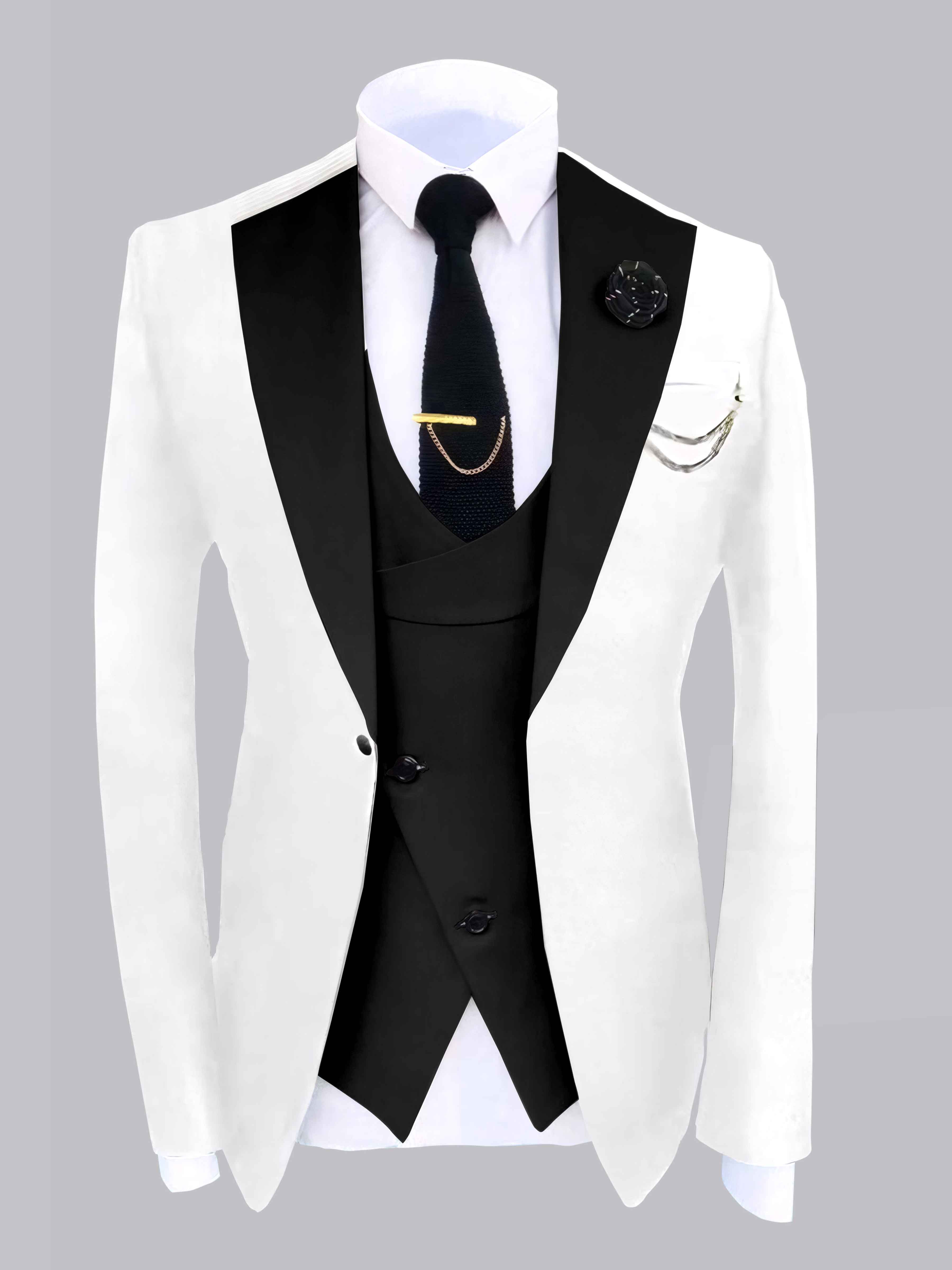 Ensemble Veste Homme 2 Pièces Au Design Color Block