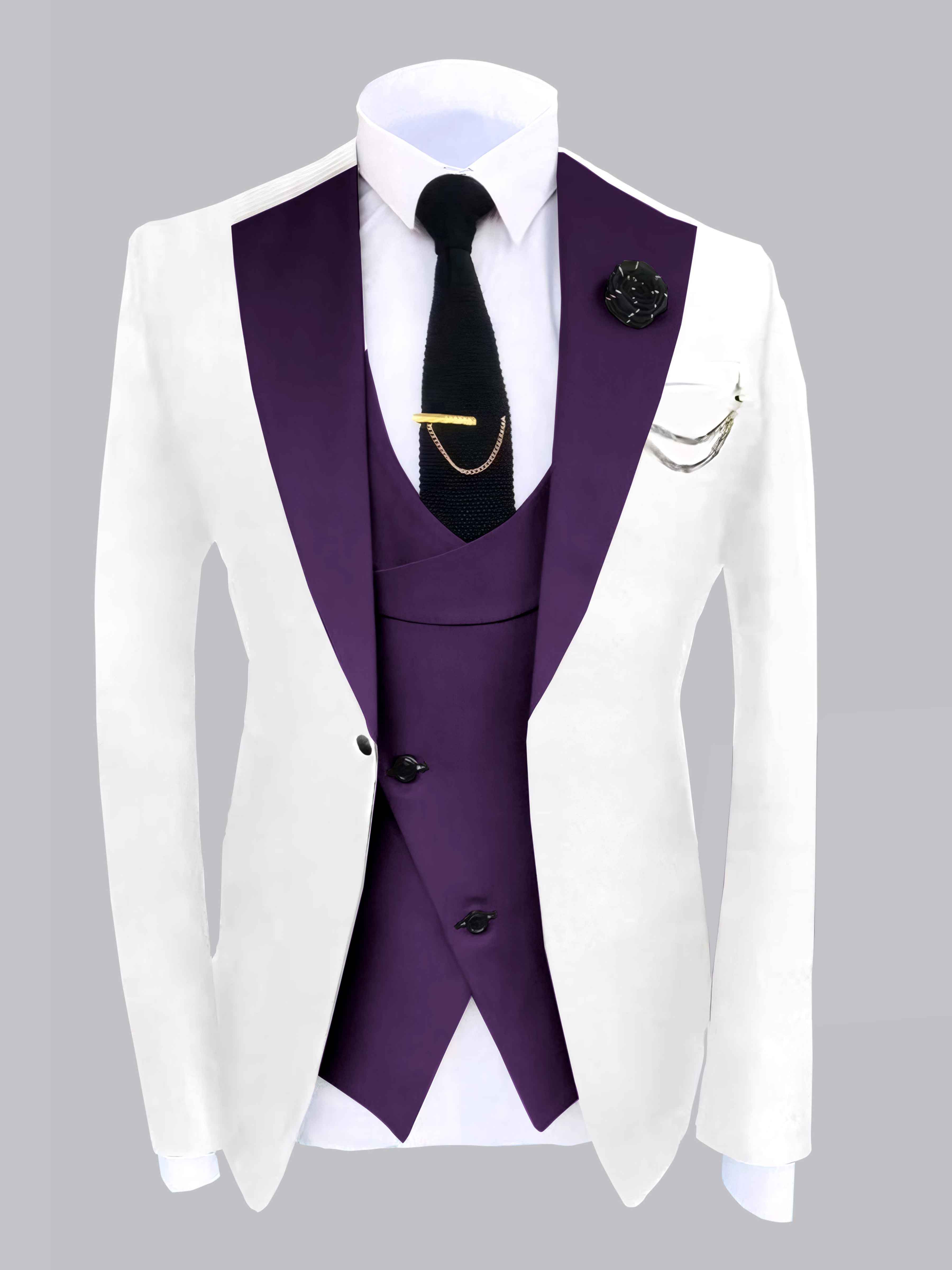 Ensemble Veste Homme 2 Pièces Au Design Color Block