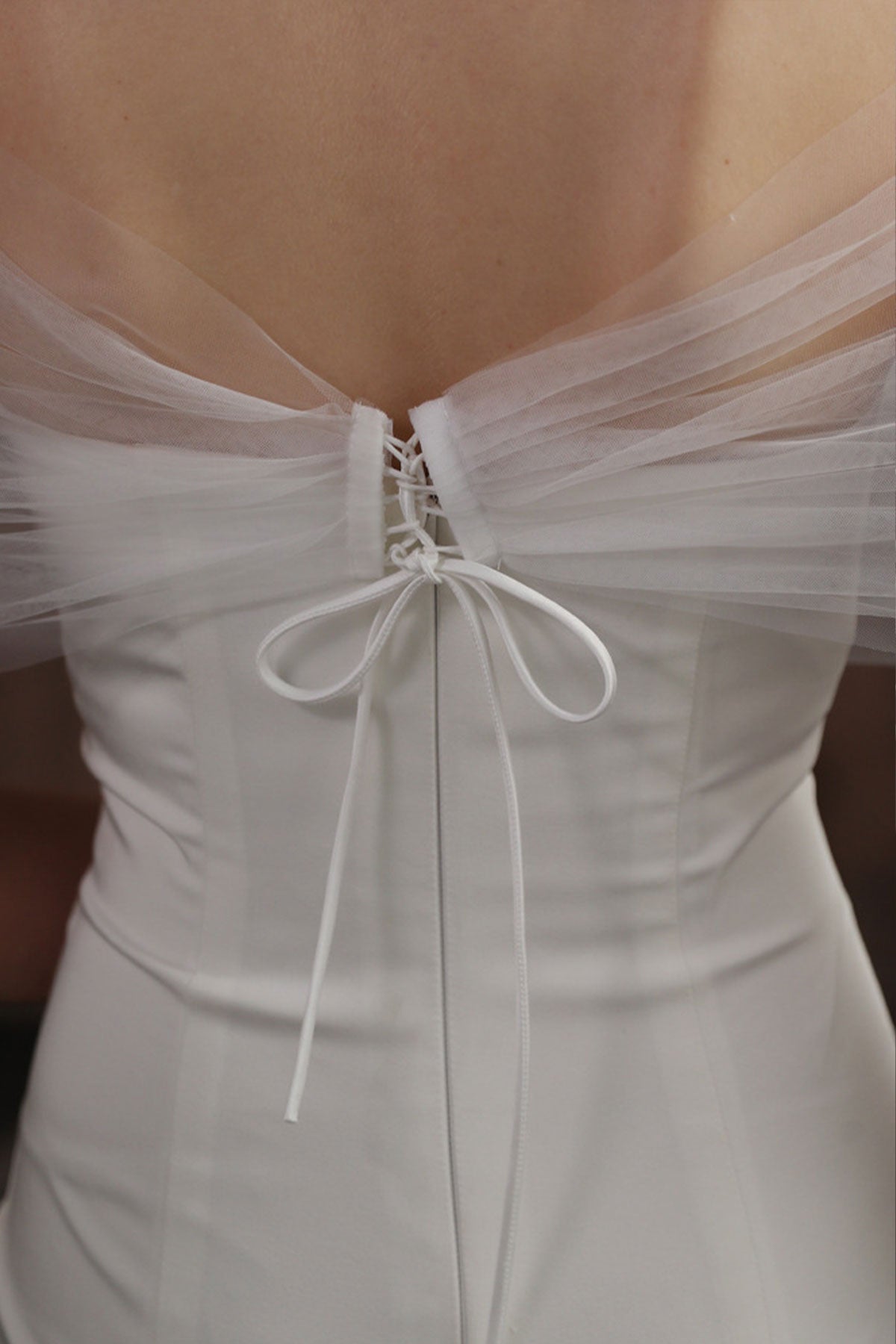 Étole De Mariée En Tulle Avec Appliqués Floraux
