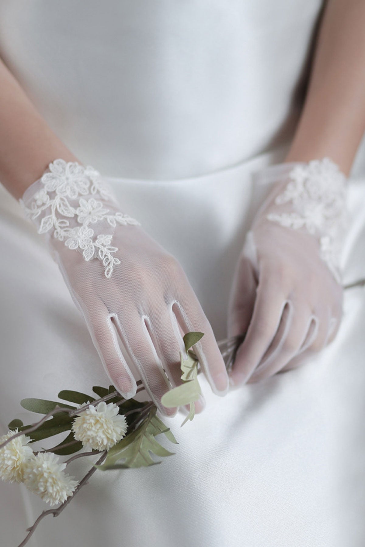 Gants De Mariée Simples