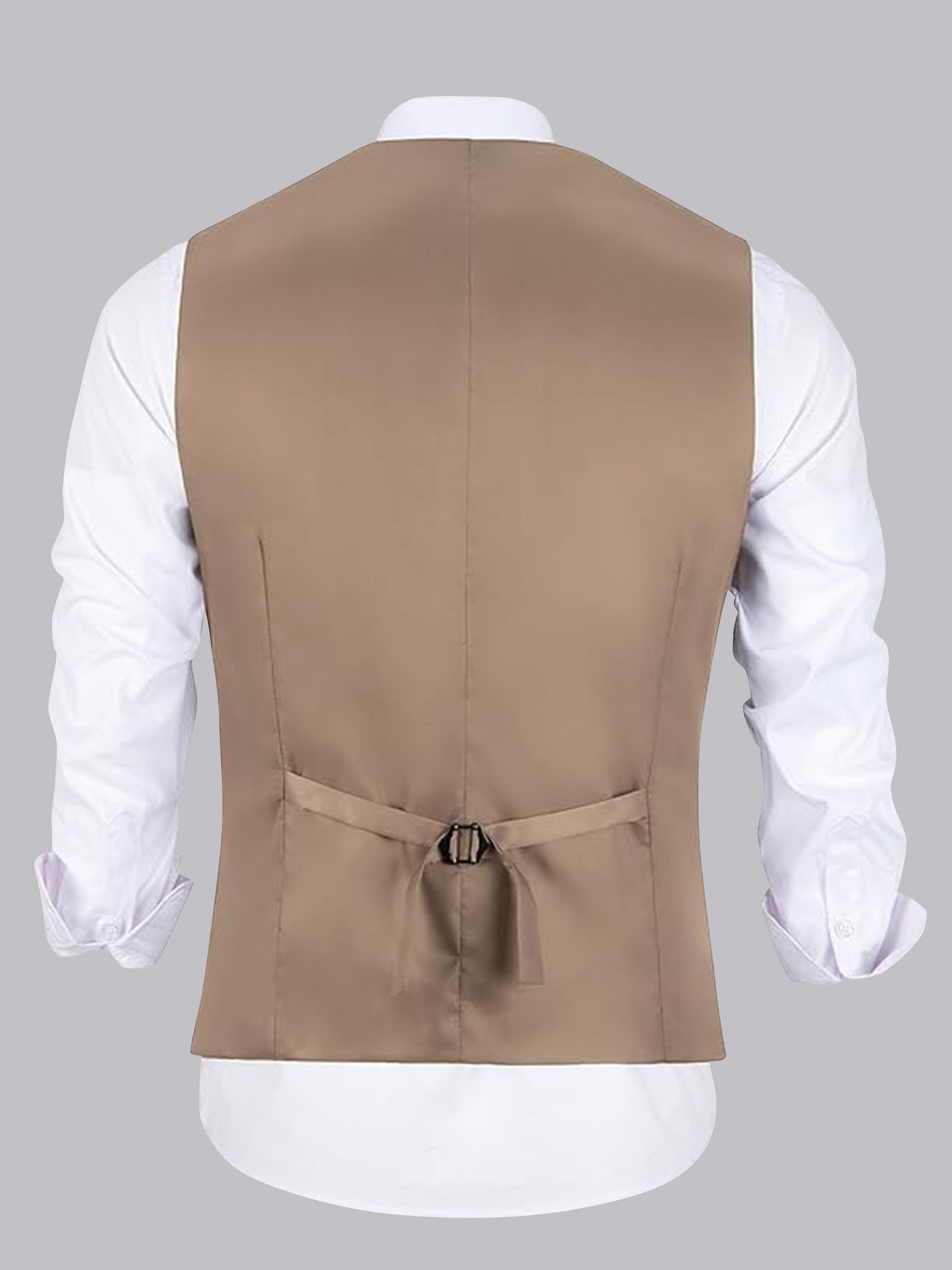 Gilet À Élégante Col V Simple Cinq Boutons Pour Homme