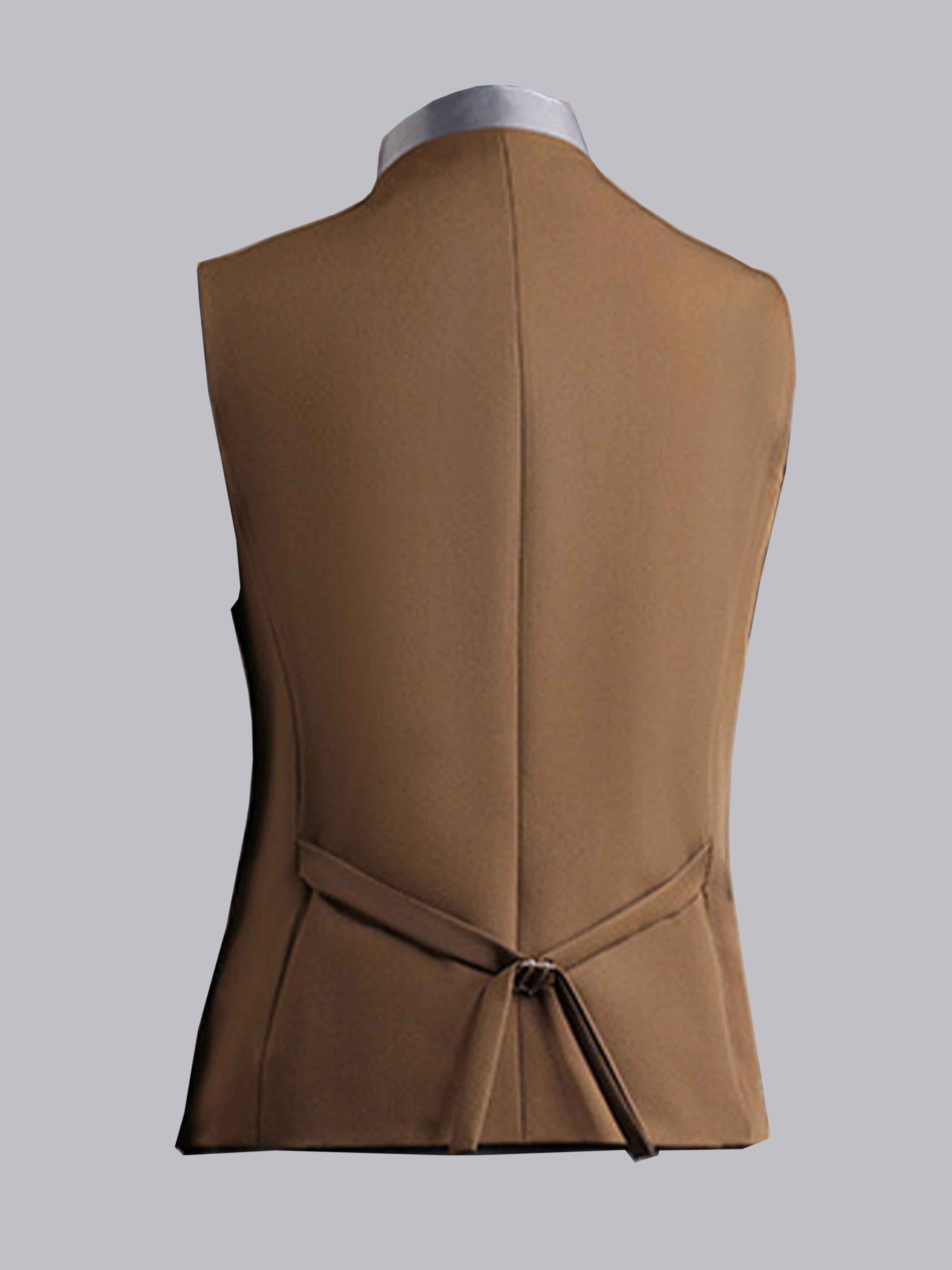 Gilet À Moderne Col V Double Boutonnage Pour Homme