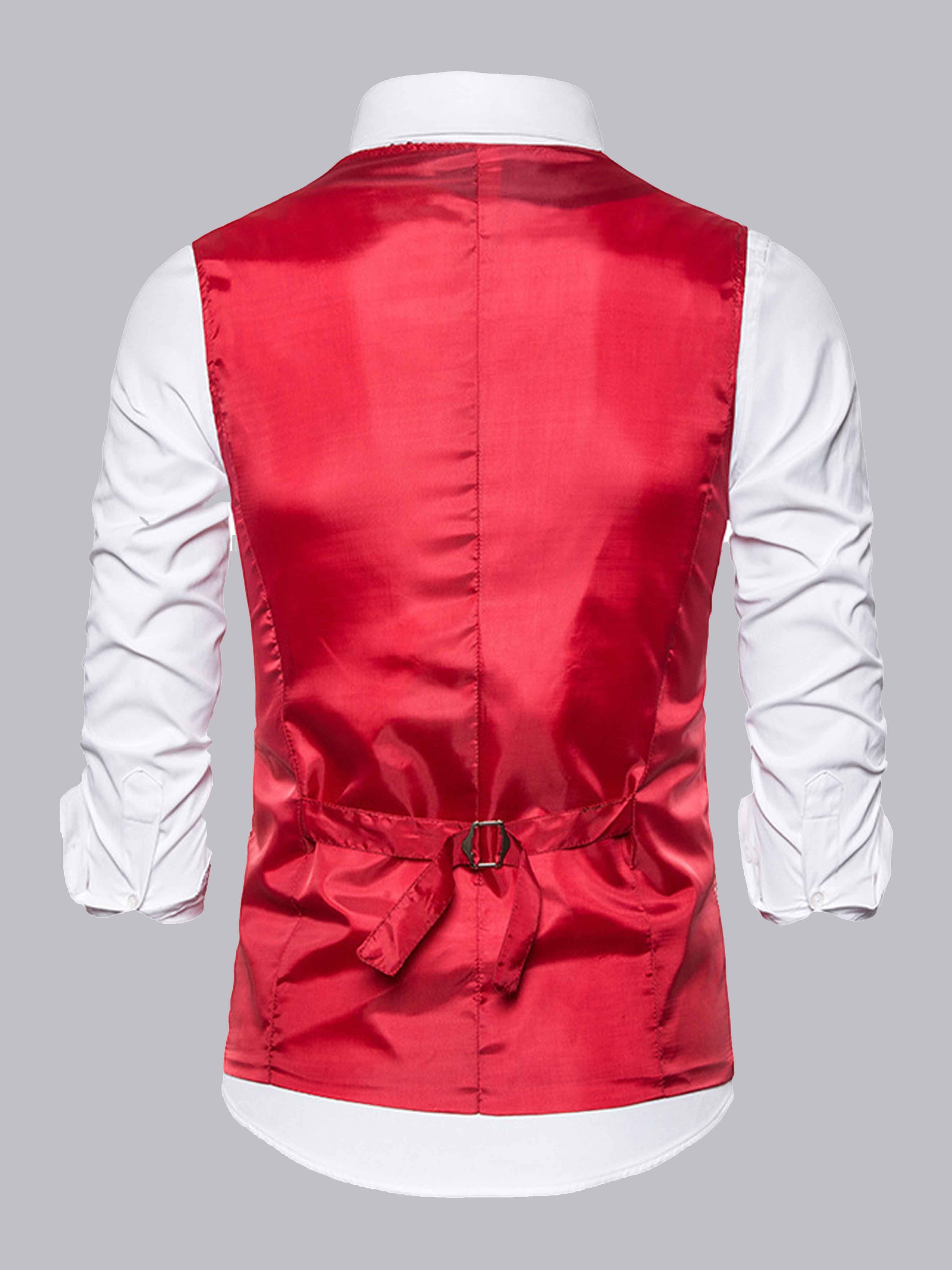 Gilet Homme À Chic Paillete Simple Trois Boutons