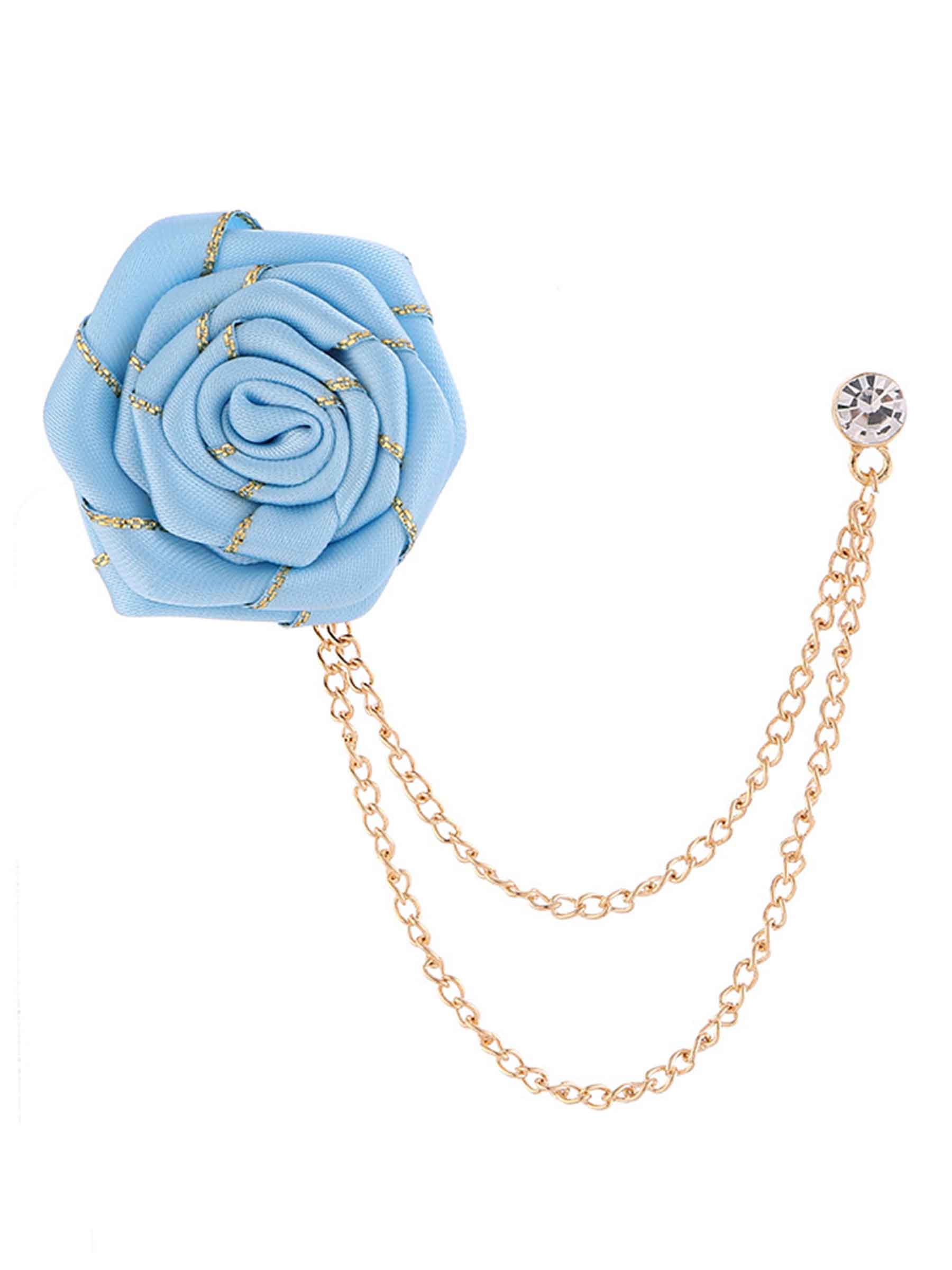 Broches De Revers Pomuyoo Tendance En Forme De Rose Pour Costume Homme