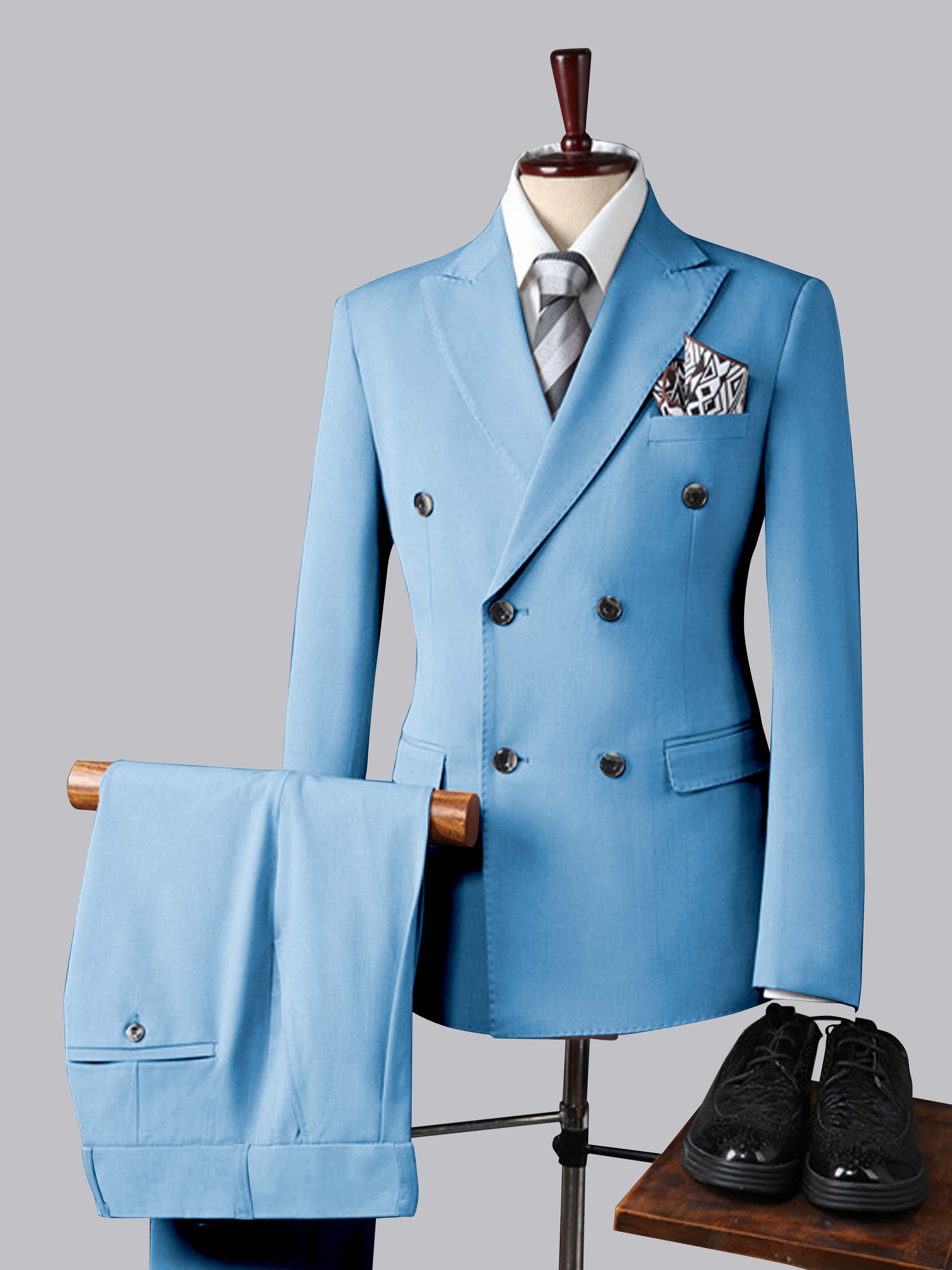 Costume Homme 3 Pièces À Double Boutonnage Classique