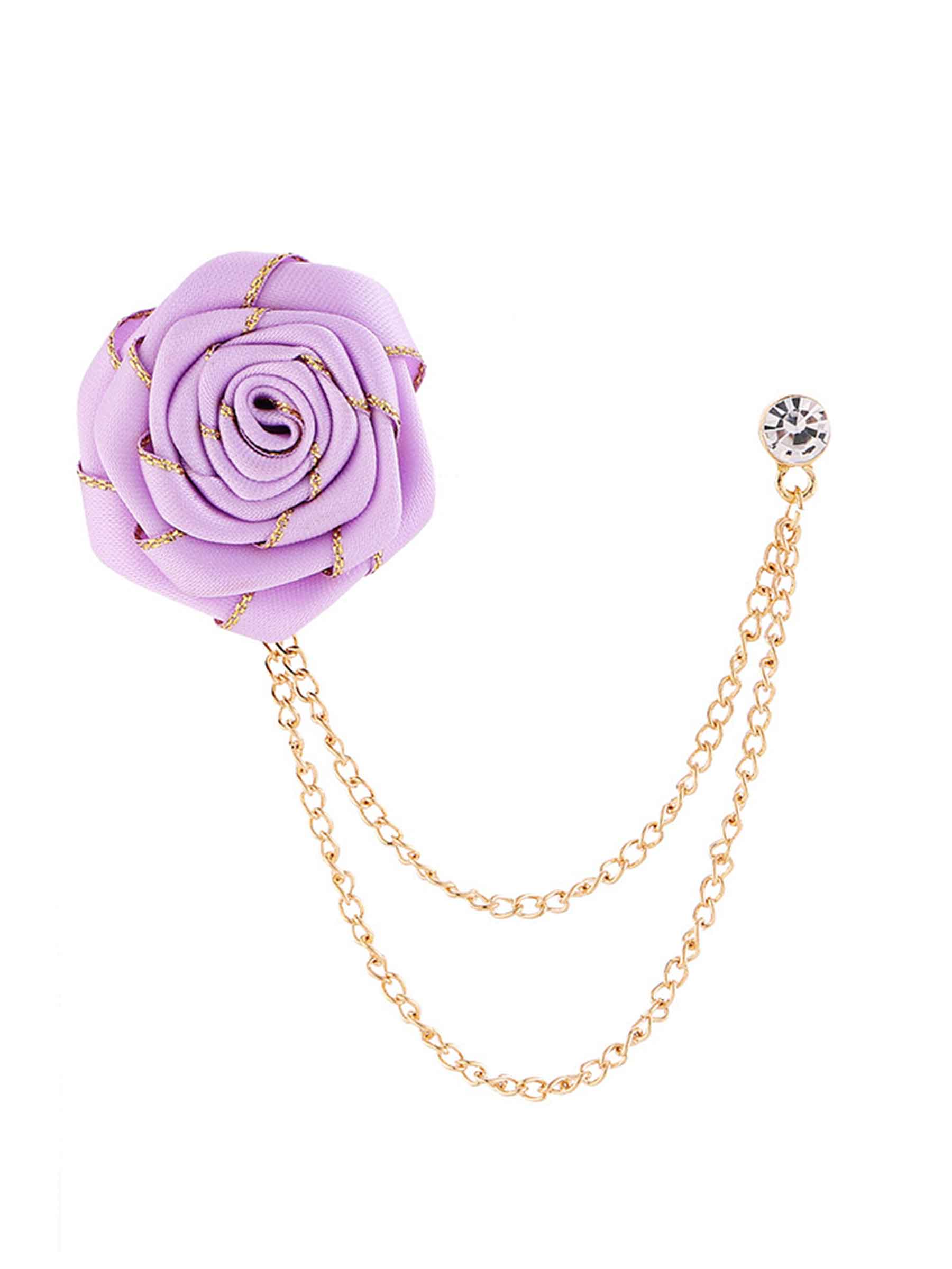 Broches De Revers Pomuyoo Tendance En Forme De Rose Pour Costume Homme