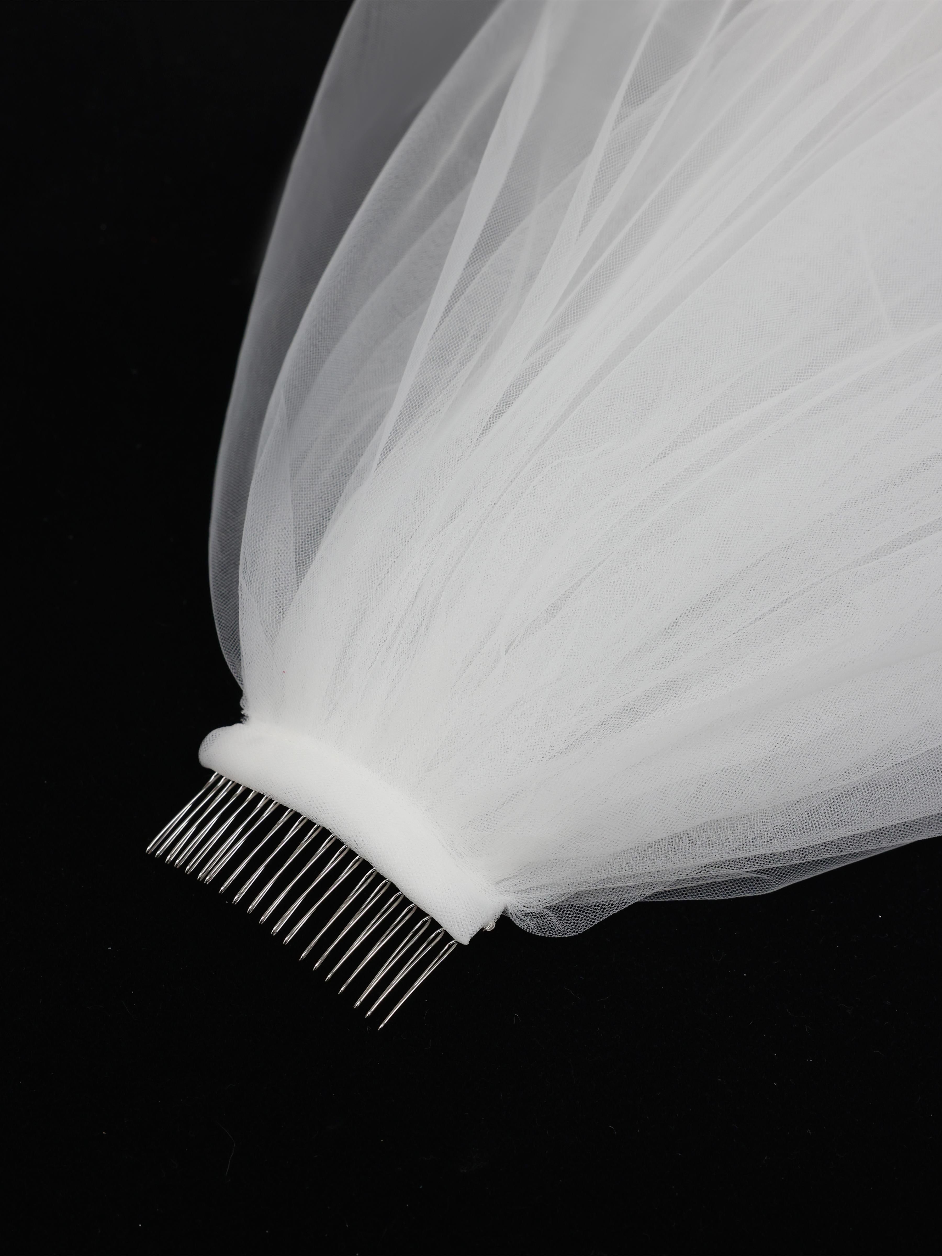 Voile De Mariée Long Orné De Papillons