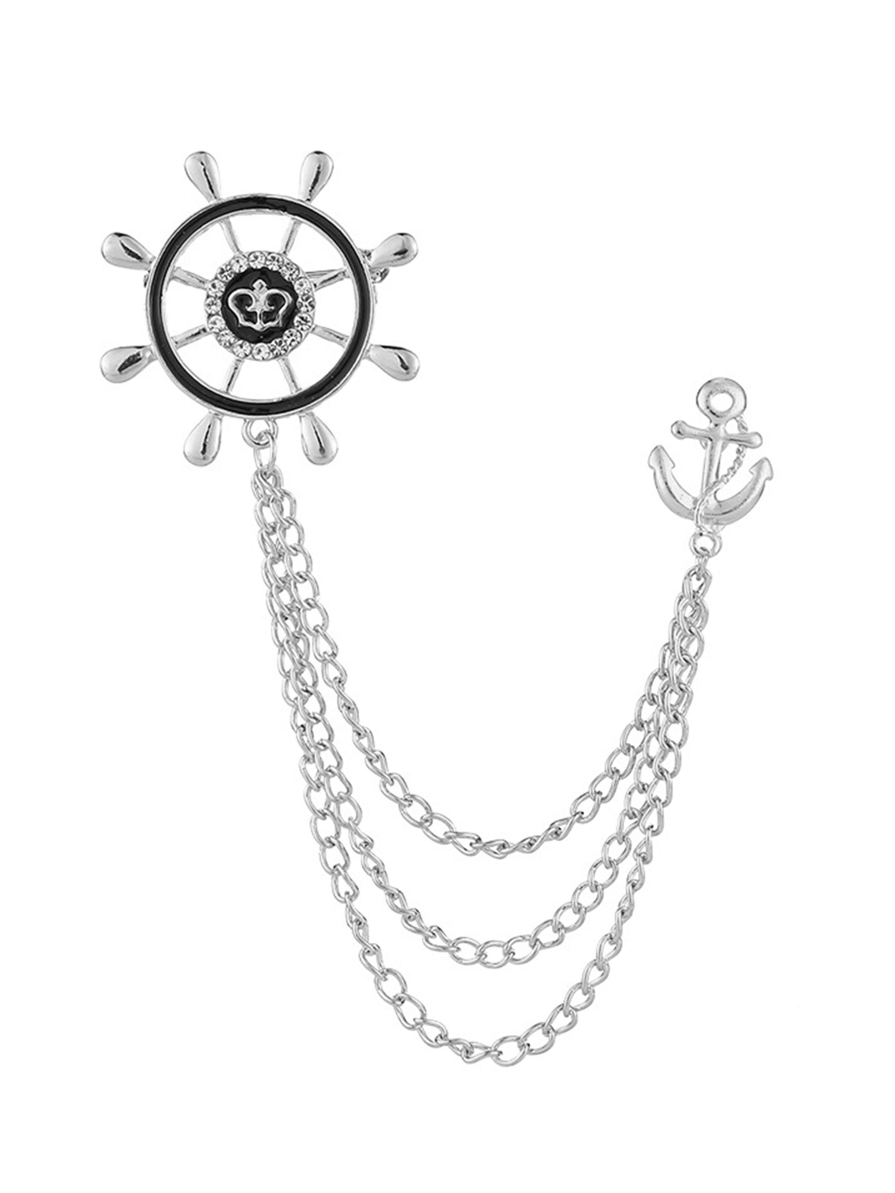 Broches Et Épingles De Revers Modernes En Argent Pour Hommes
