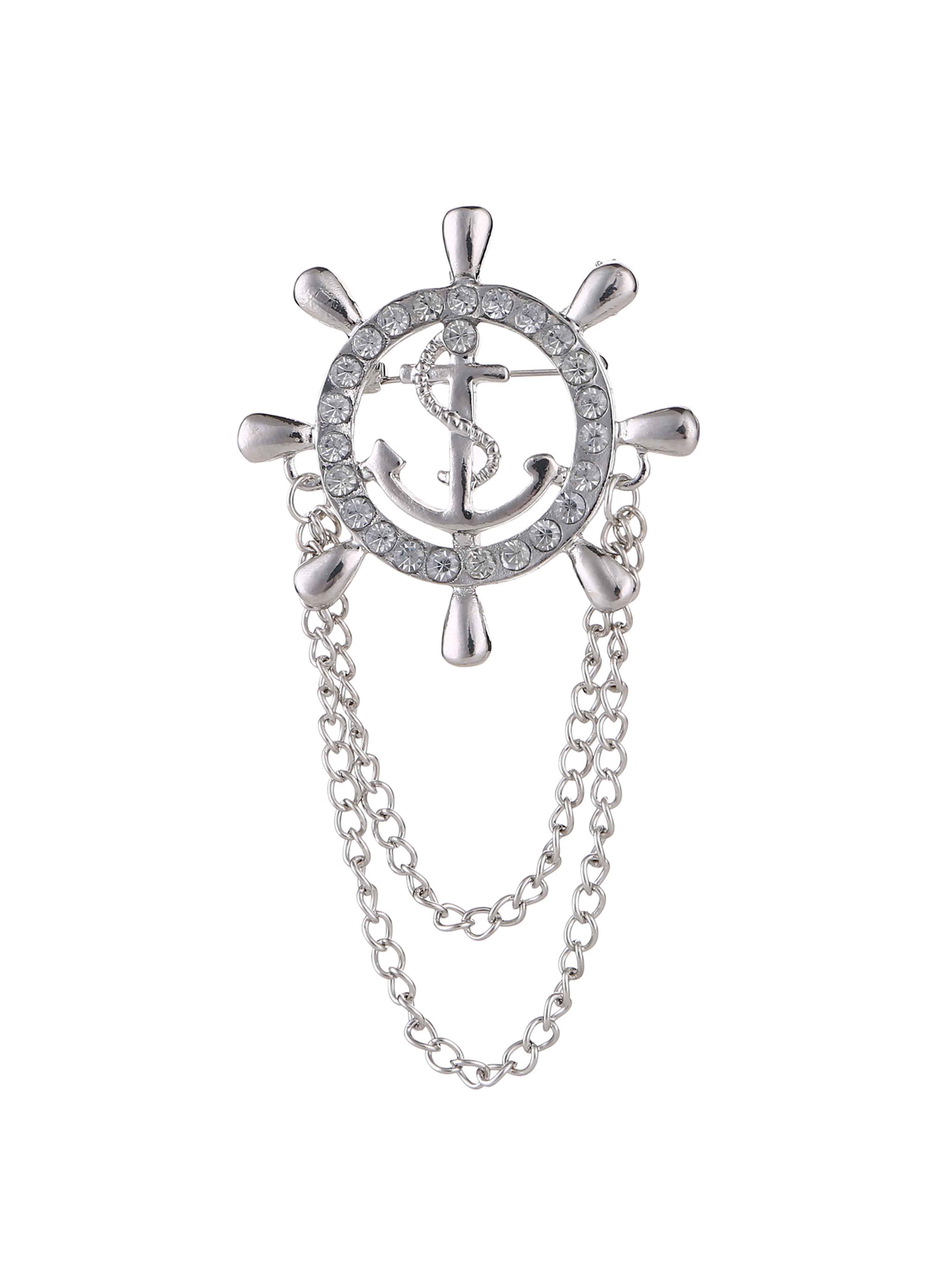 Broches Et Épingles De Revers Modernes En Argent Pour Hommes