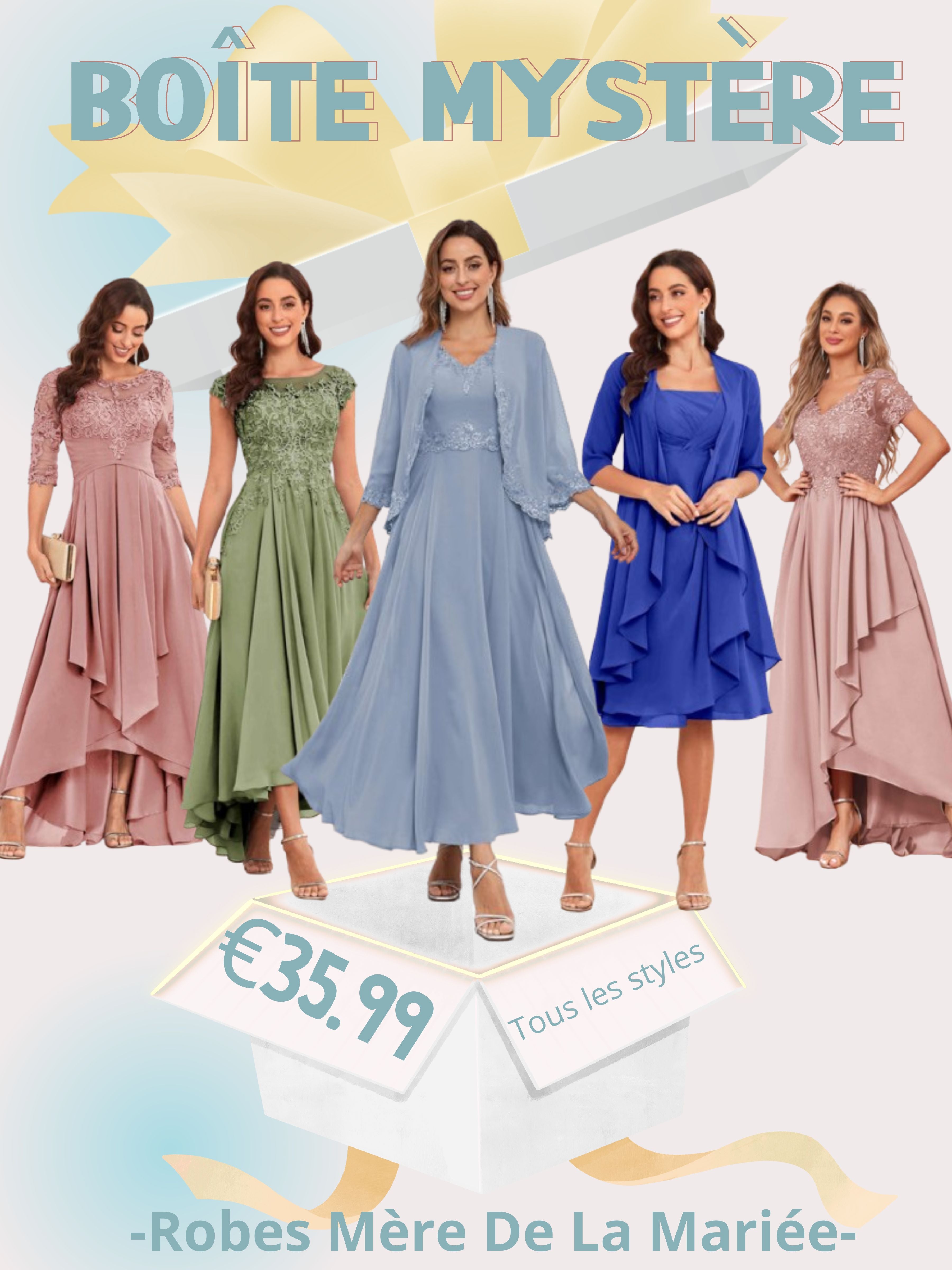 POMUYOO BOÎTE MYSTÈRE de Robe de Mère de la Mariée