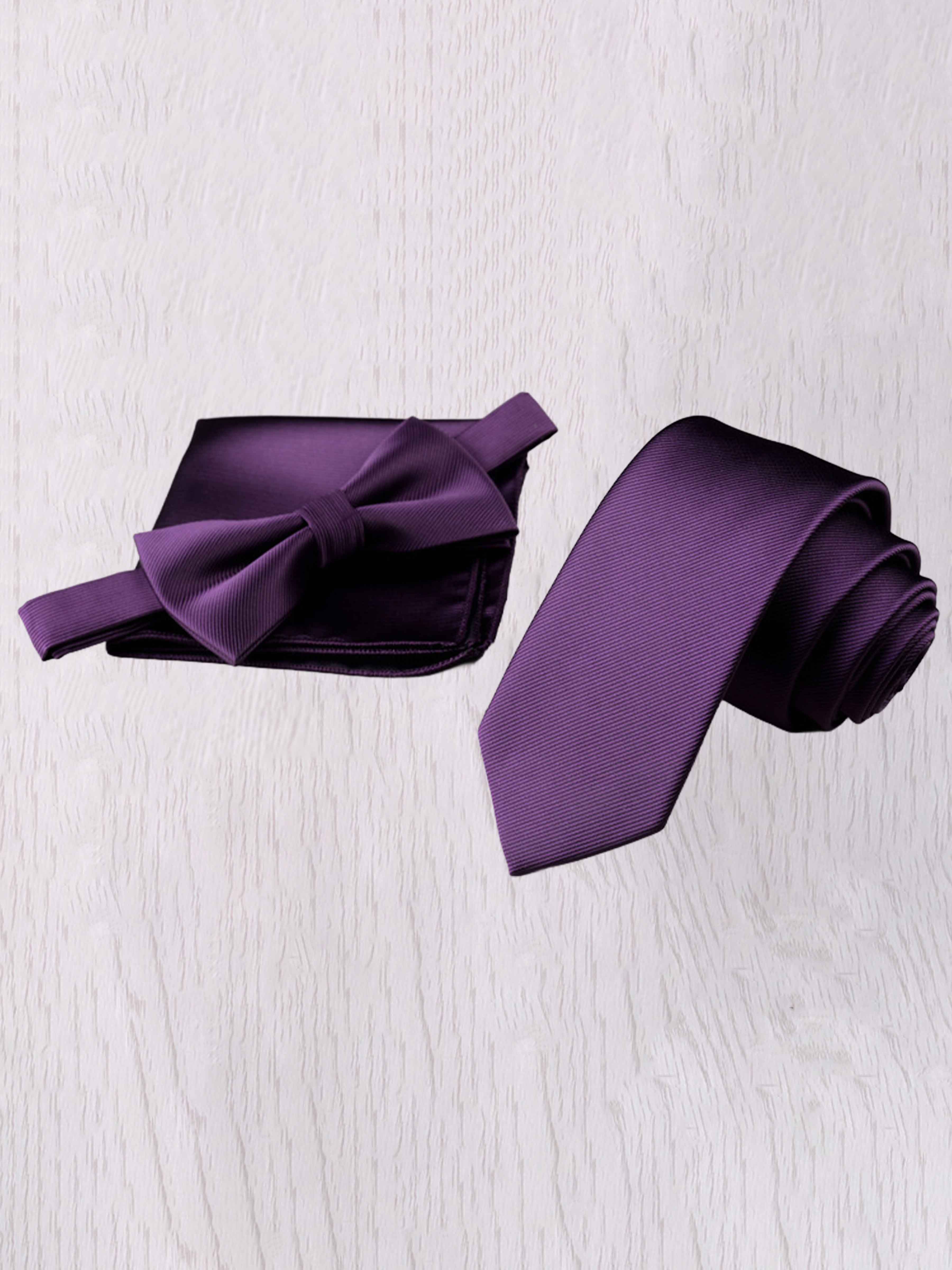Ensembles Cravate En Satin Classiques Pour Homme