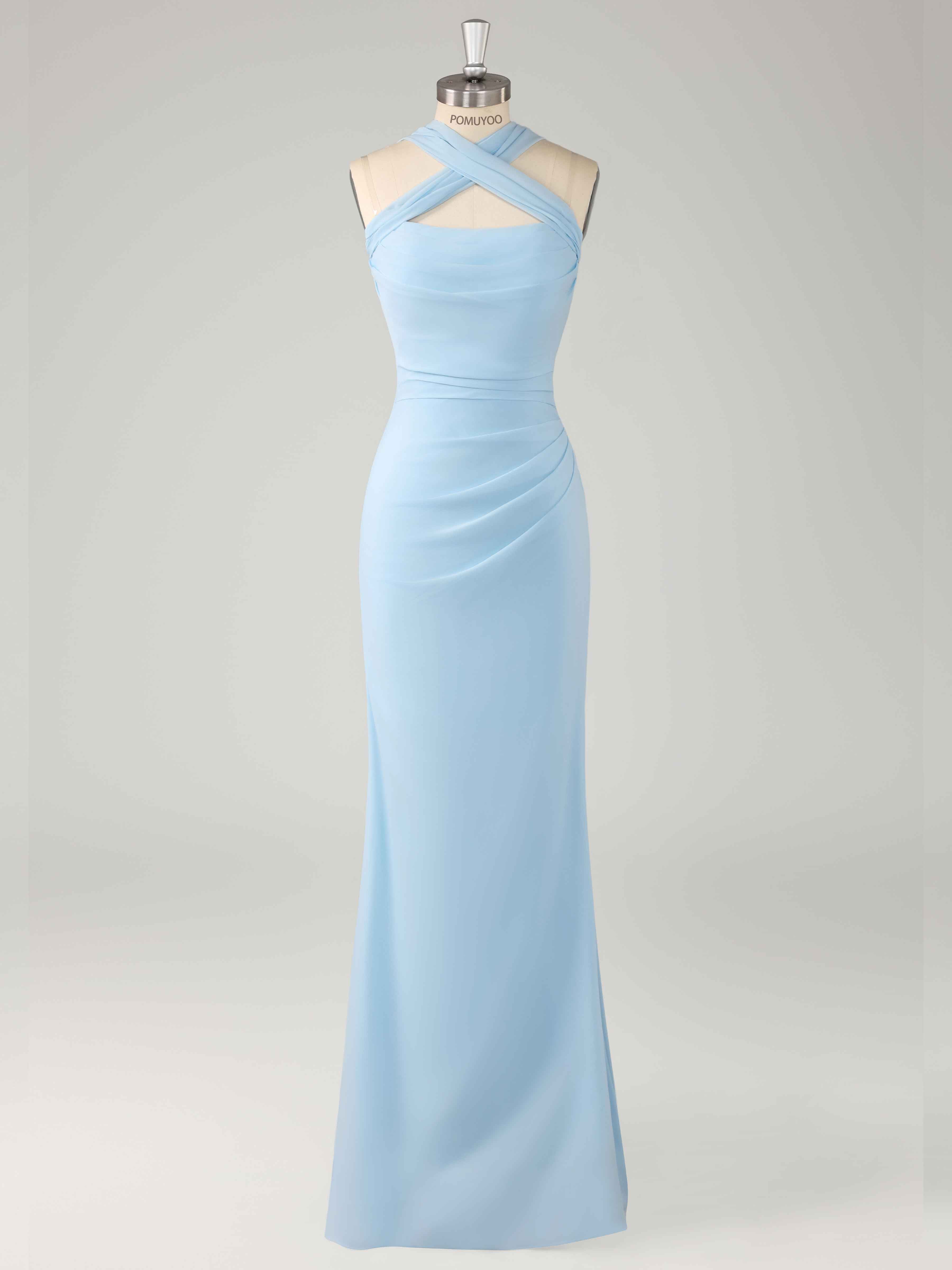 Robes De Demoiselle D'Honneur En Mousseline À Épaules Dénudées Jessamine