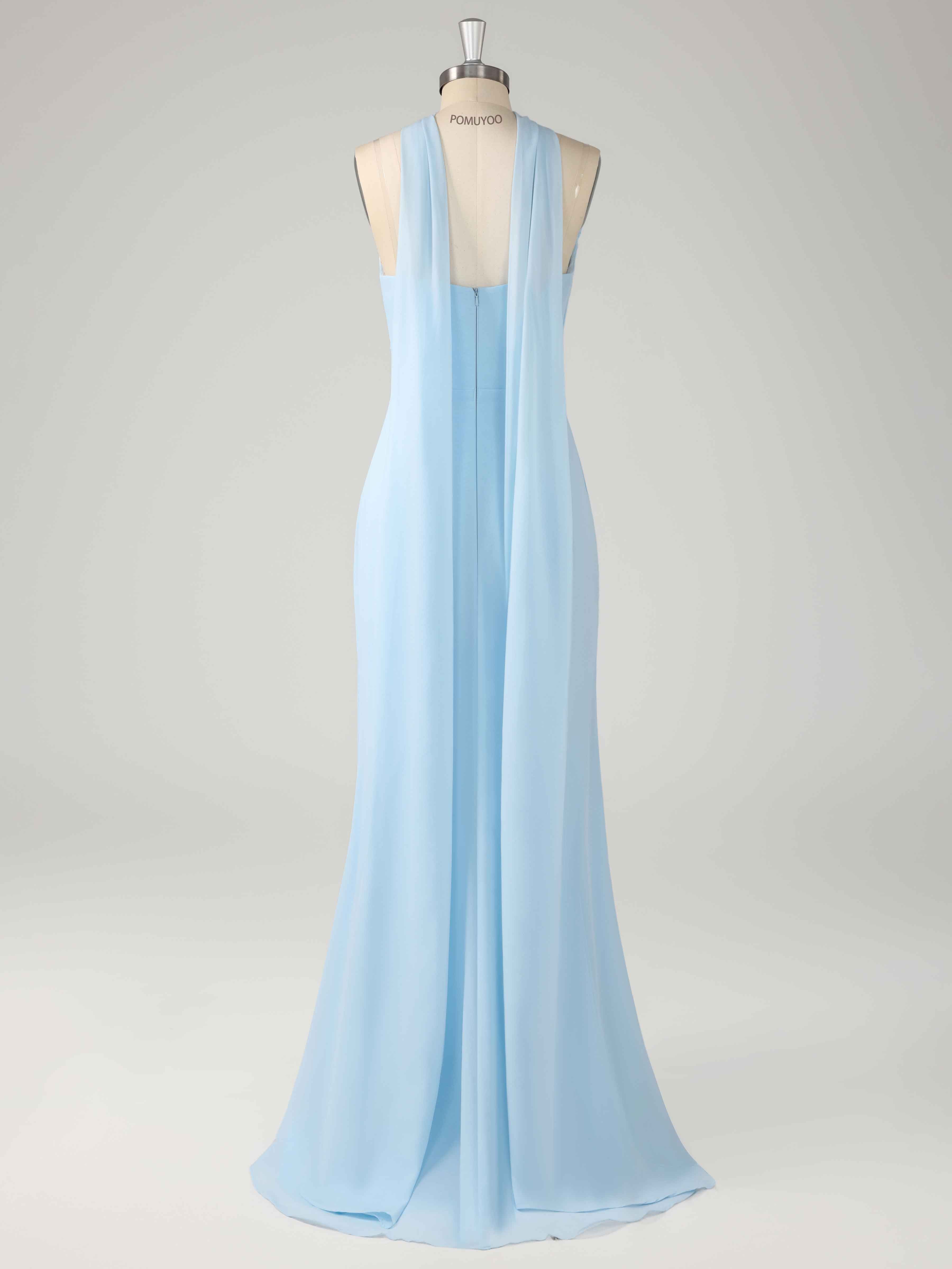 Robes De Demoiselle D'Honneur En Mousseline À Épaules Dénudées Jessamine