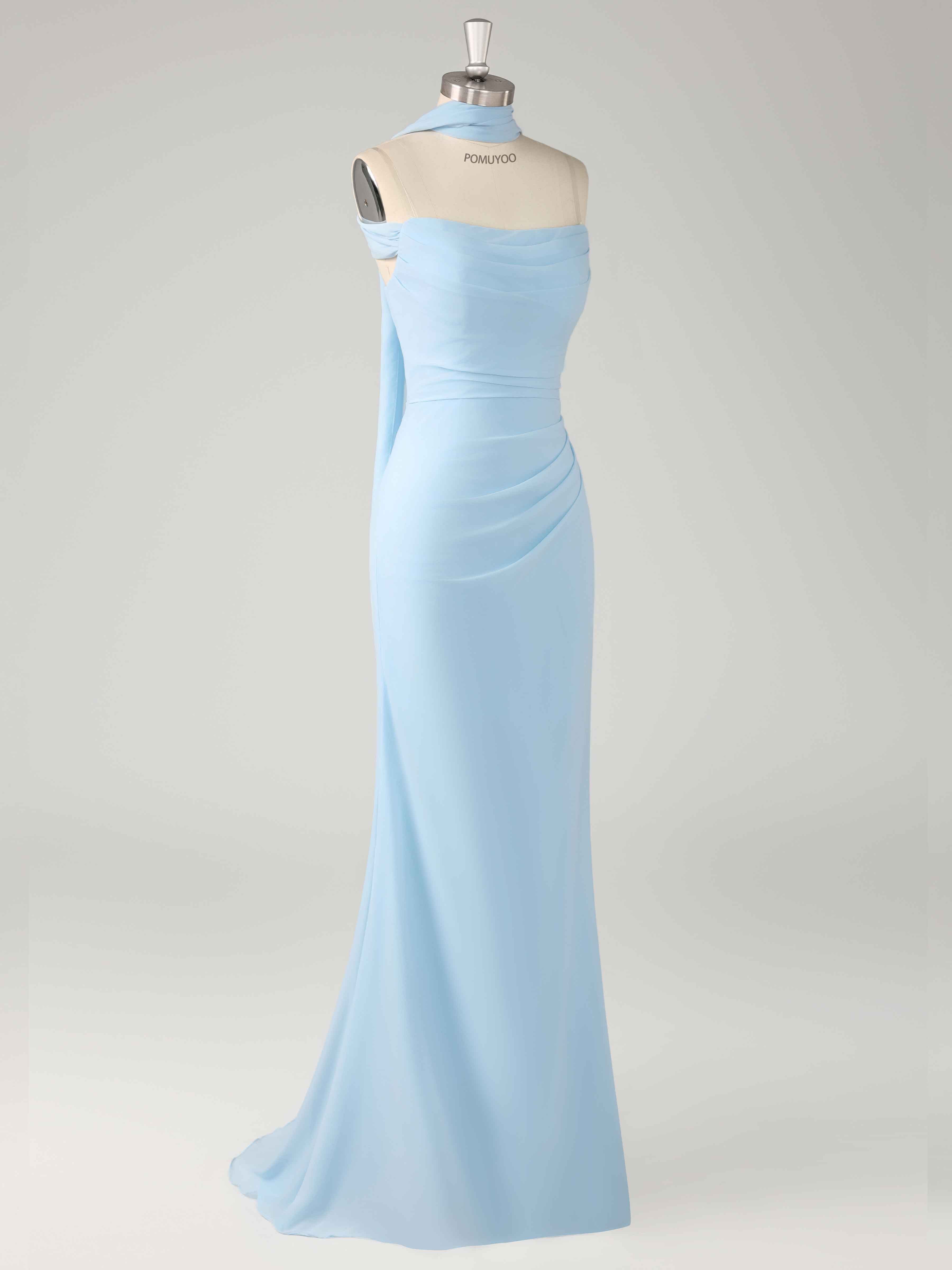 Robes De Demoiselle D'Honneur En Mousseline À Épaules Dénudées Jessamine