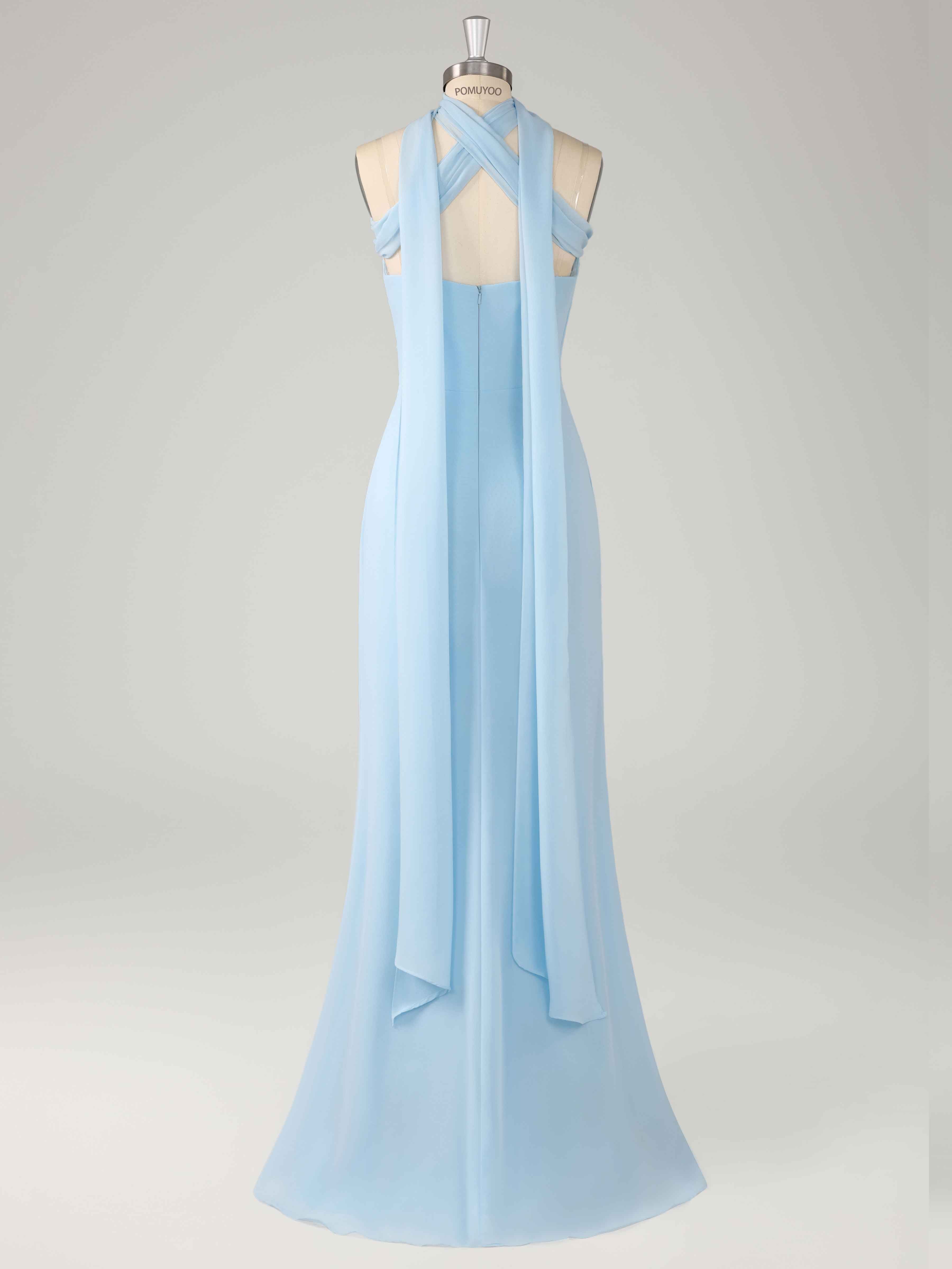 Robes De Demoiselle D'Honneur En Mousseline À Épaules Dénudées Jessamine