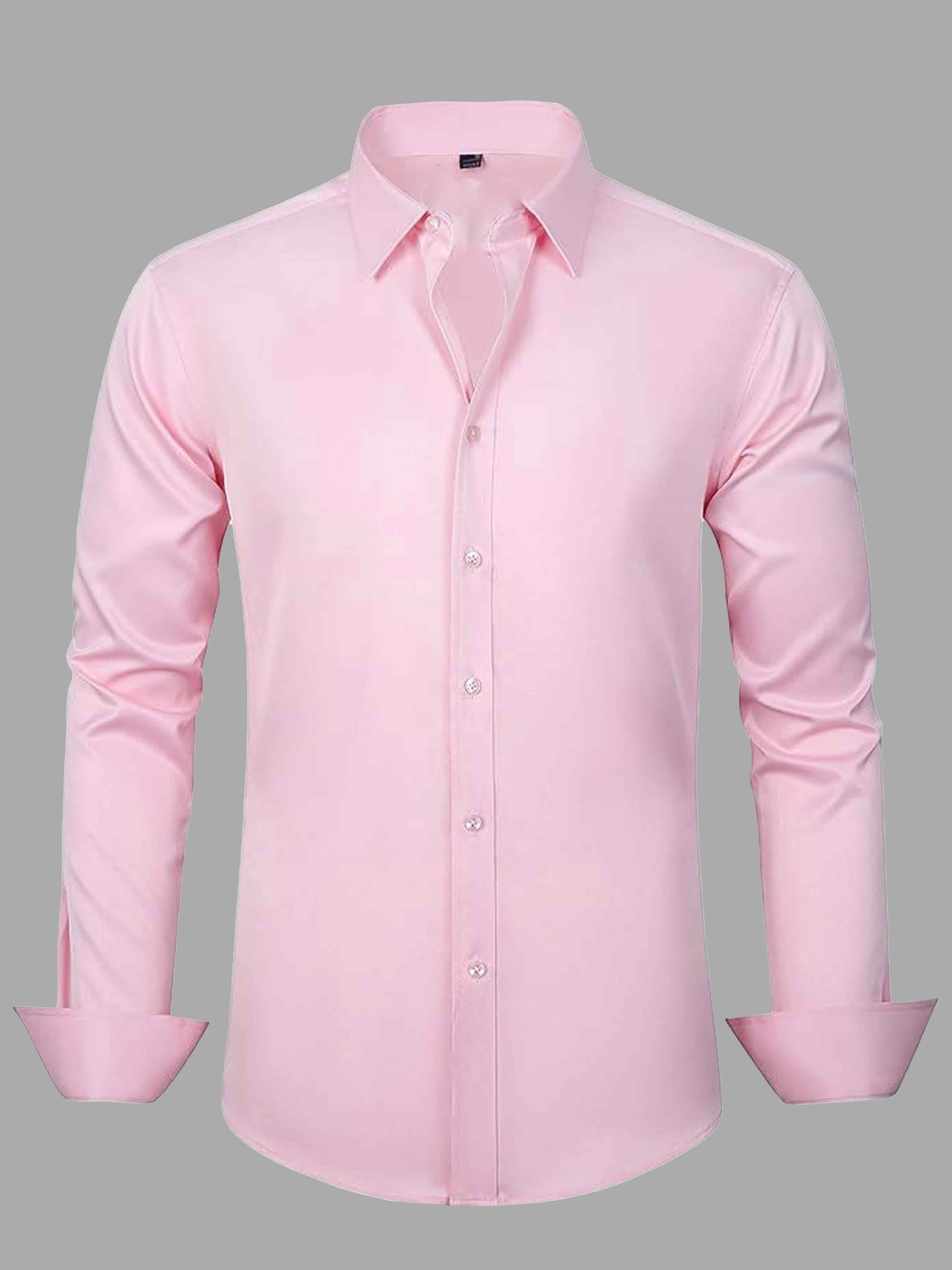 Chemise Extensible Sans Repassage Pour Homme Pour Mariage Et Bal De Fin D'Année