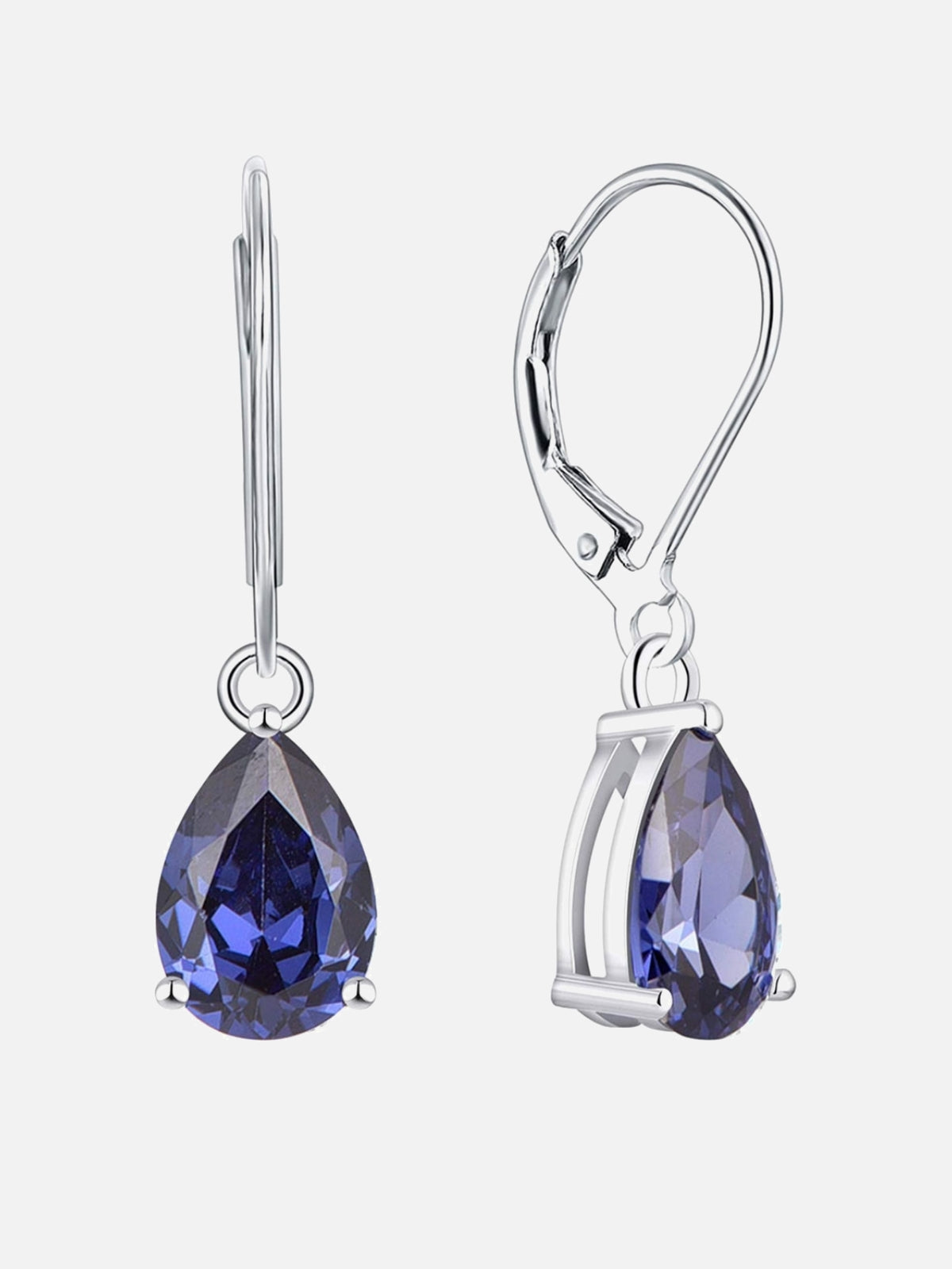 Boucles D'Oreilles Dormeuses En Cristal En Forme De Goutte