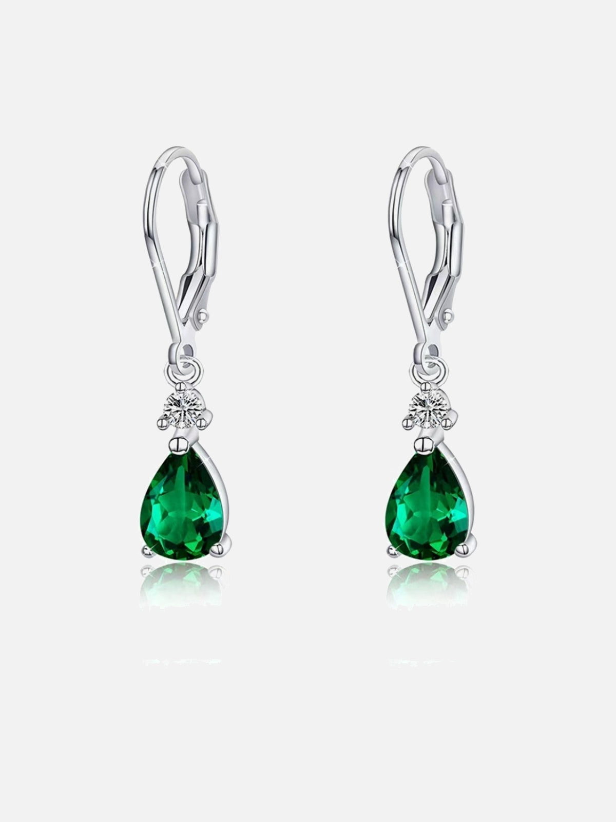 Boucles D'Oreilles Dormeuses En Cristal En Forme De Goutte
