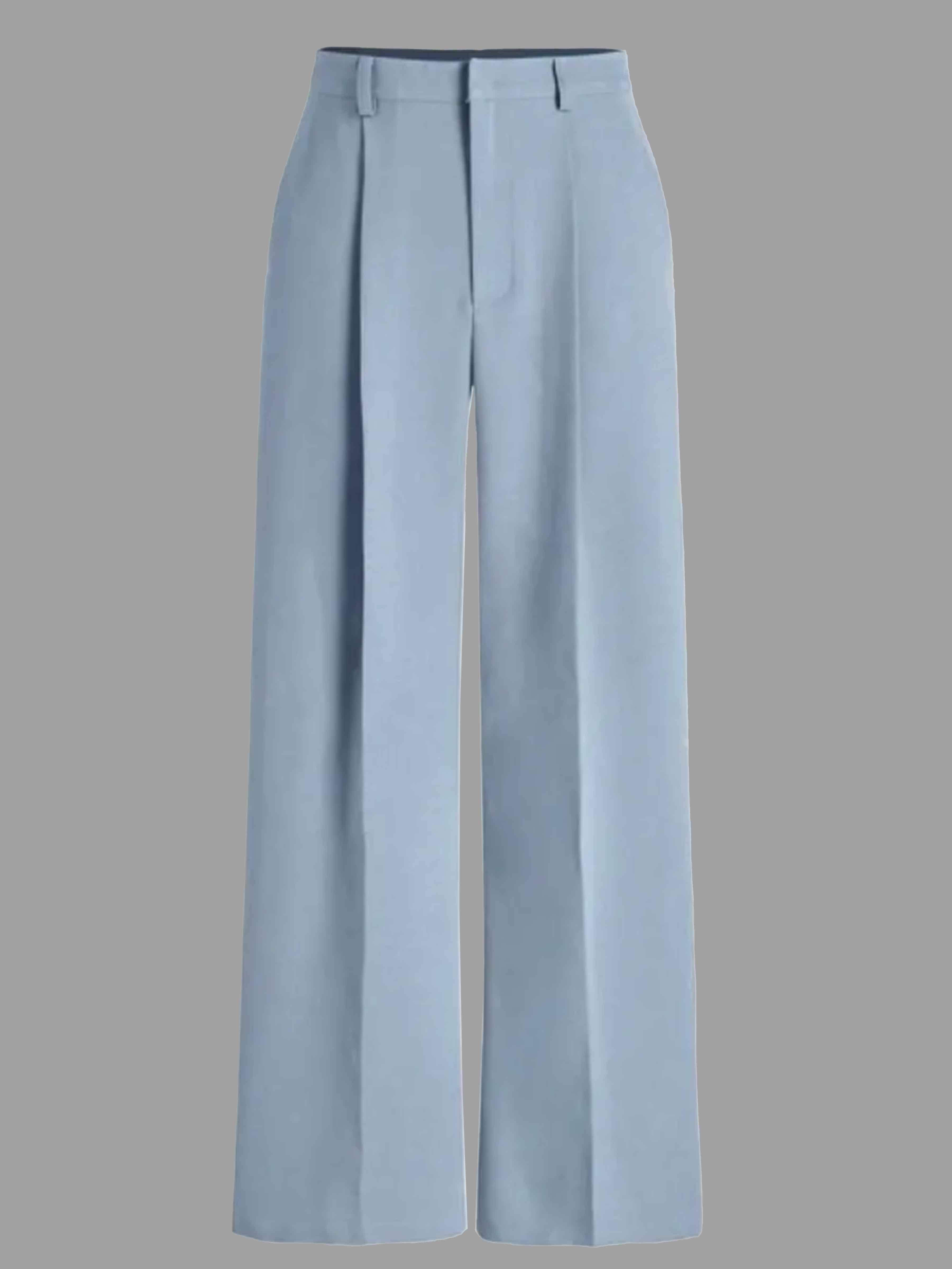 Tailleur-Pantalon À Classique Jambes Larges Pour Femme