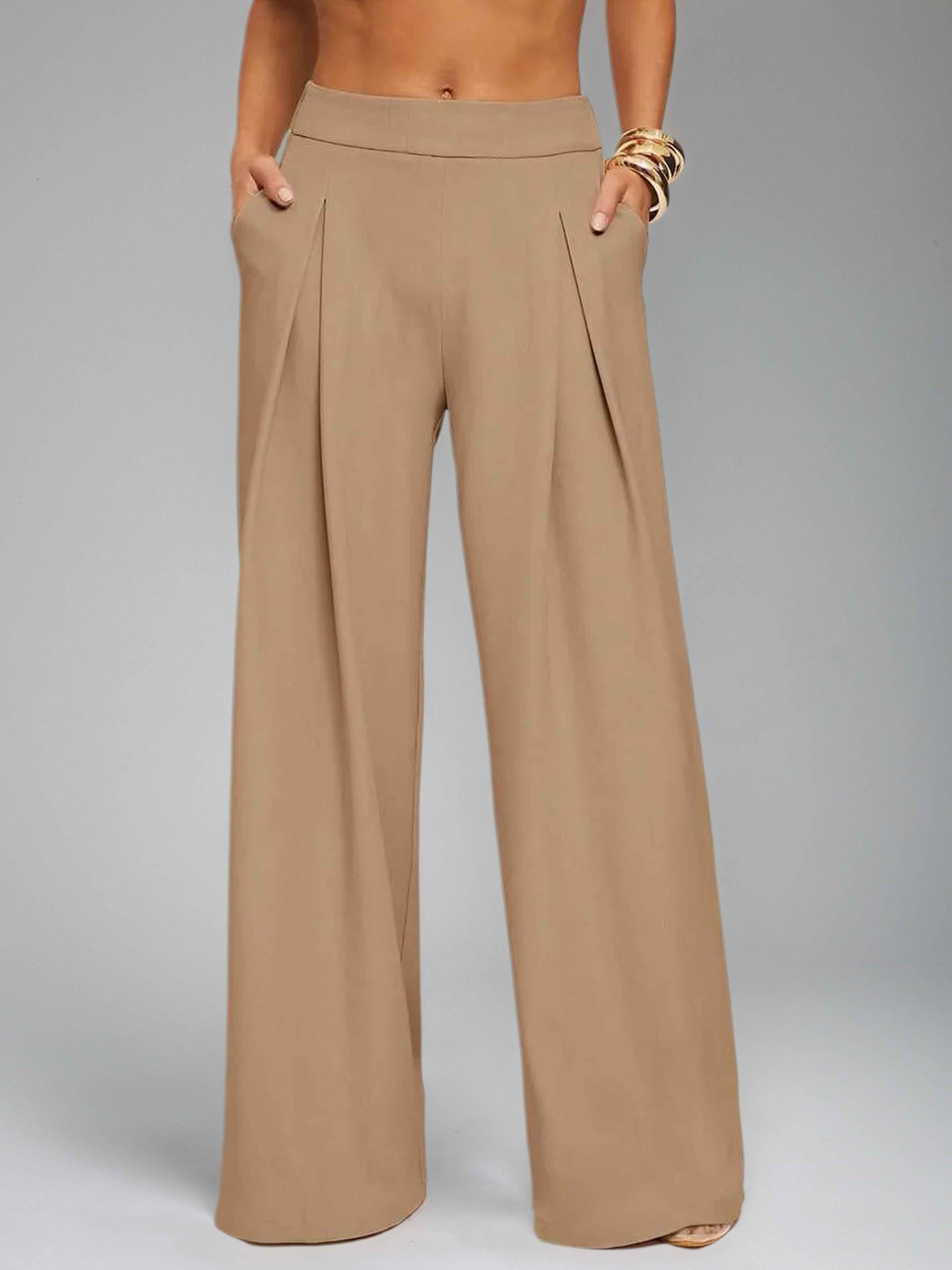 Tailleur-Pantalon À Polyvalente Jambes Larges Pour Femme