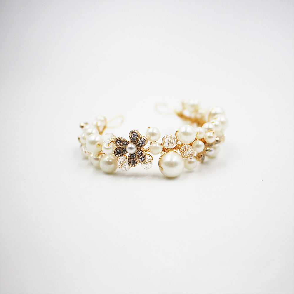 Accessoires De Poignet En Perles Mariée Et Demoiselles D’Honneur