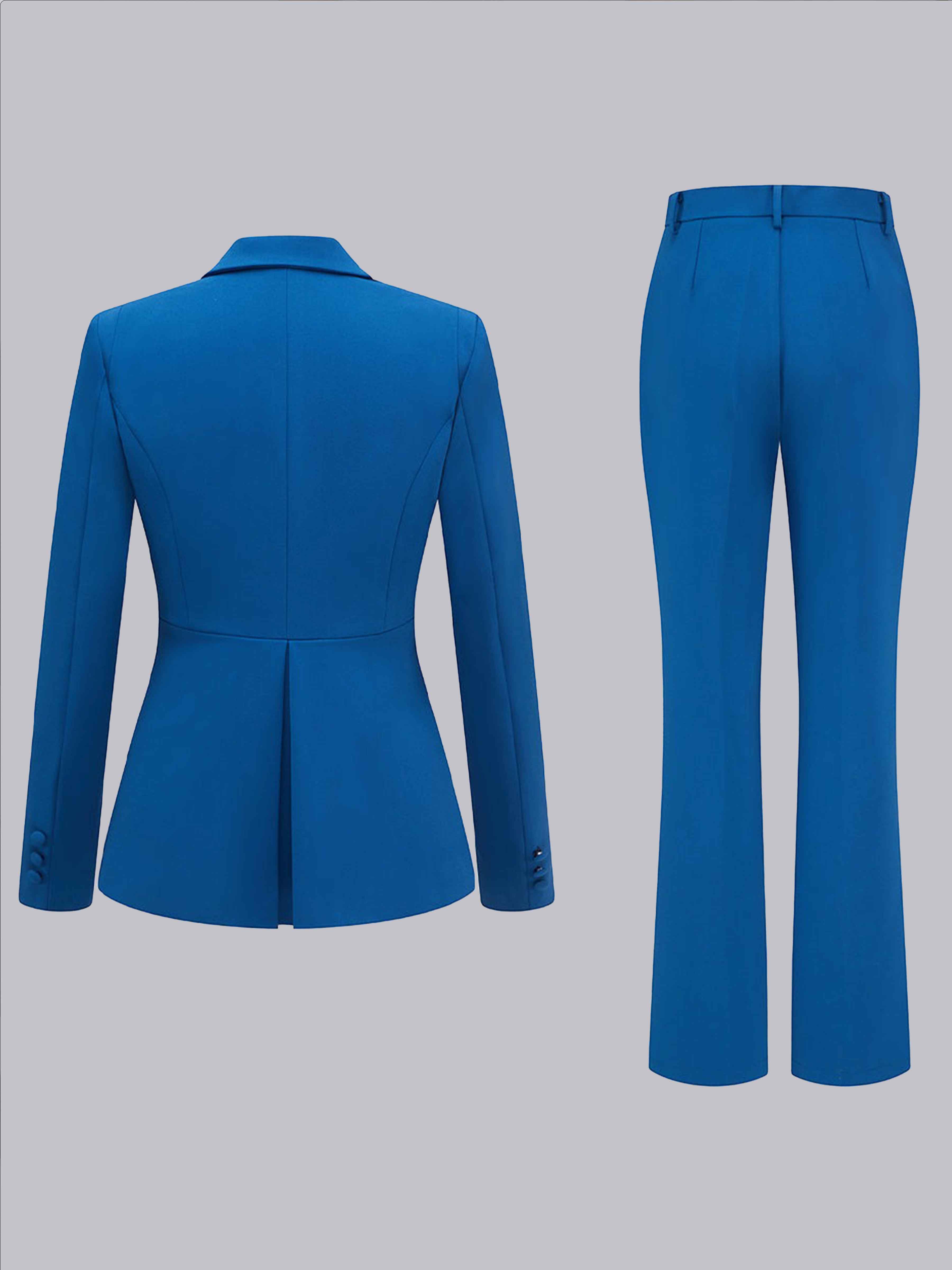 Costume Femme 2 Pièces À Mode Trois Boutons Pour Mariage