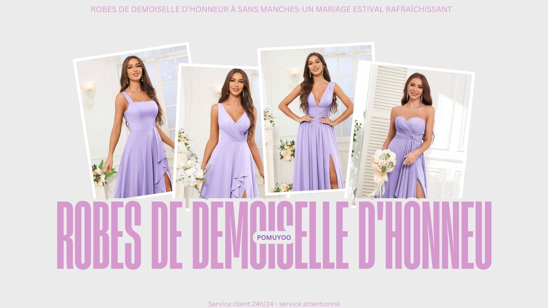 Les plus belles robes de demoiselle d’honneur sans manches pour un mariage d’été