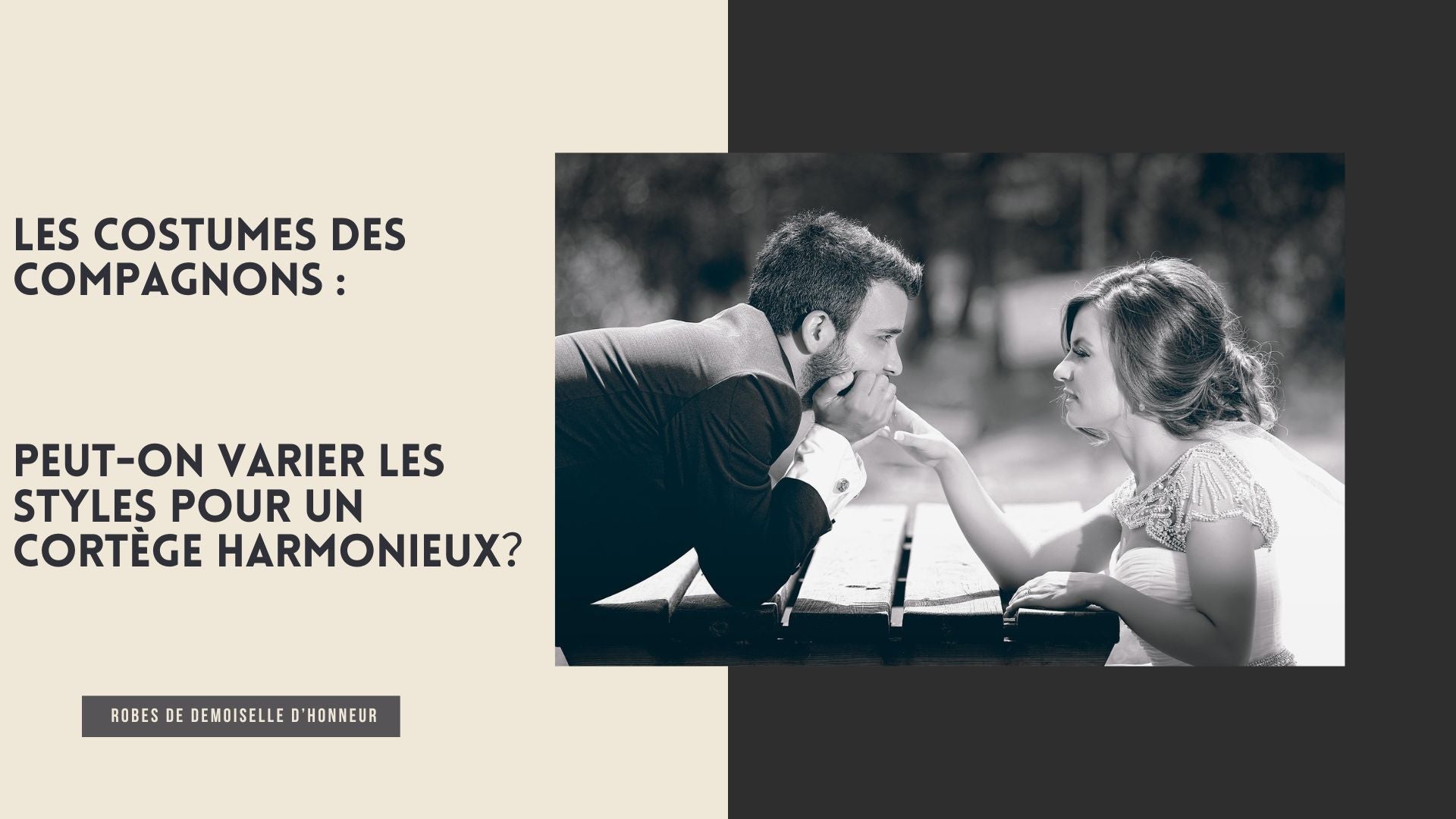 Les costumes des compagnons : Peut-on varier les styles pour un cortège harmonieux ?