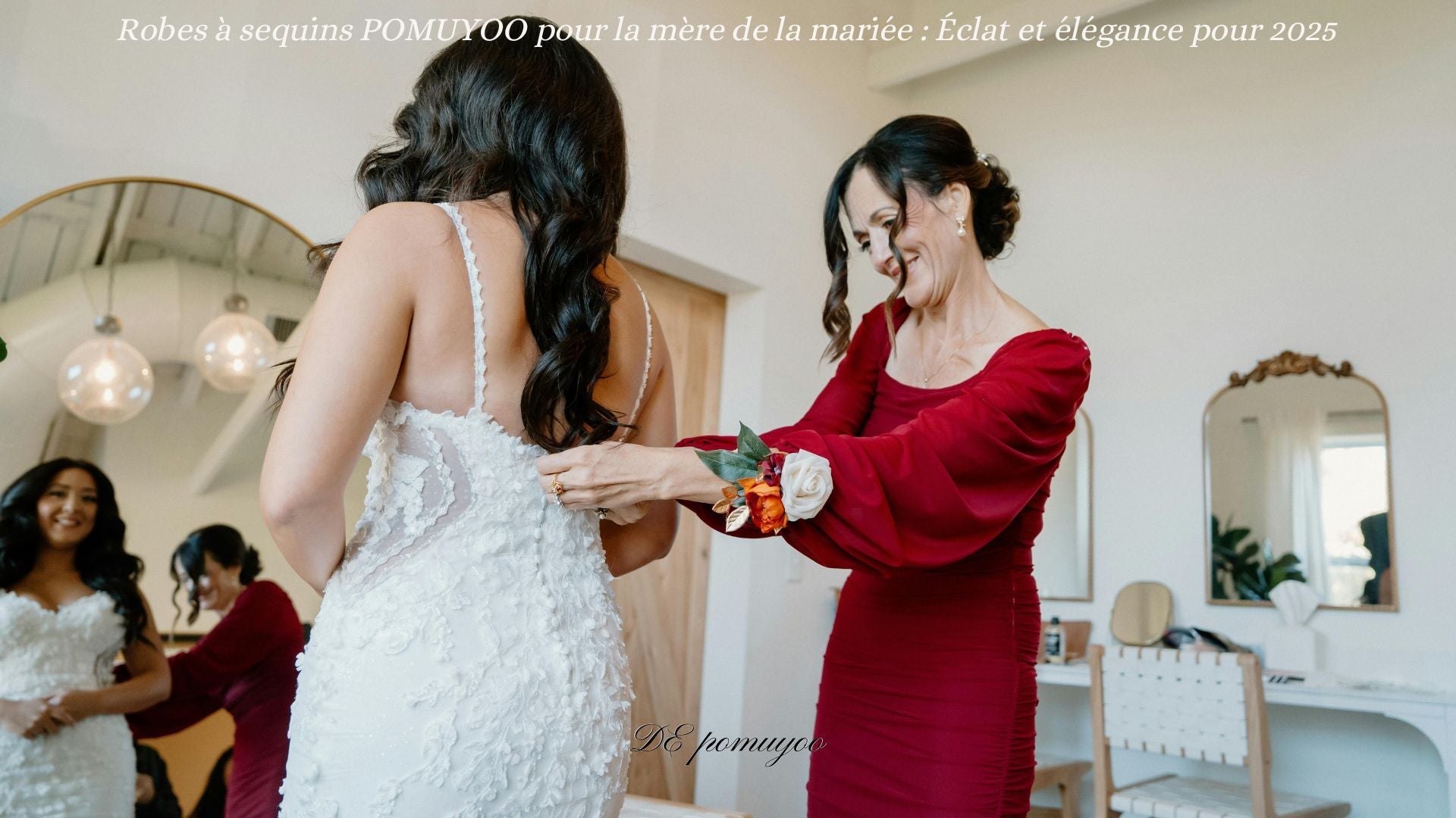 Robes à sequins POMUYOO pour la mère de la mariée : Éclat et élégance pour 2025