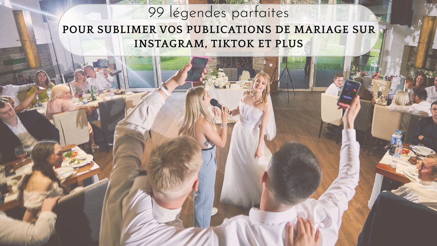 99 légendes parfaites pour sublimer vos publications de mariage sur Instagram, TikTok et plus