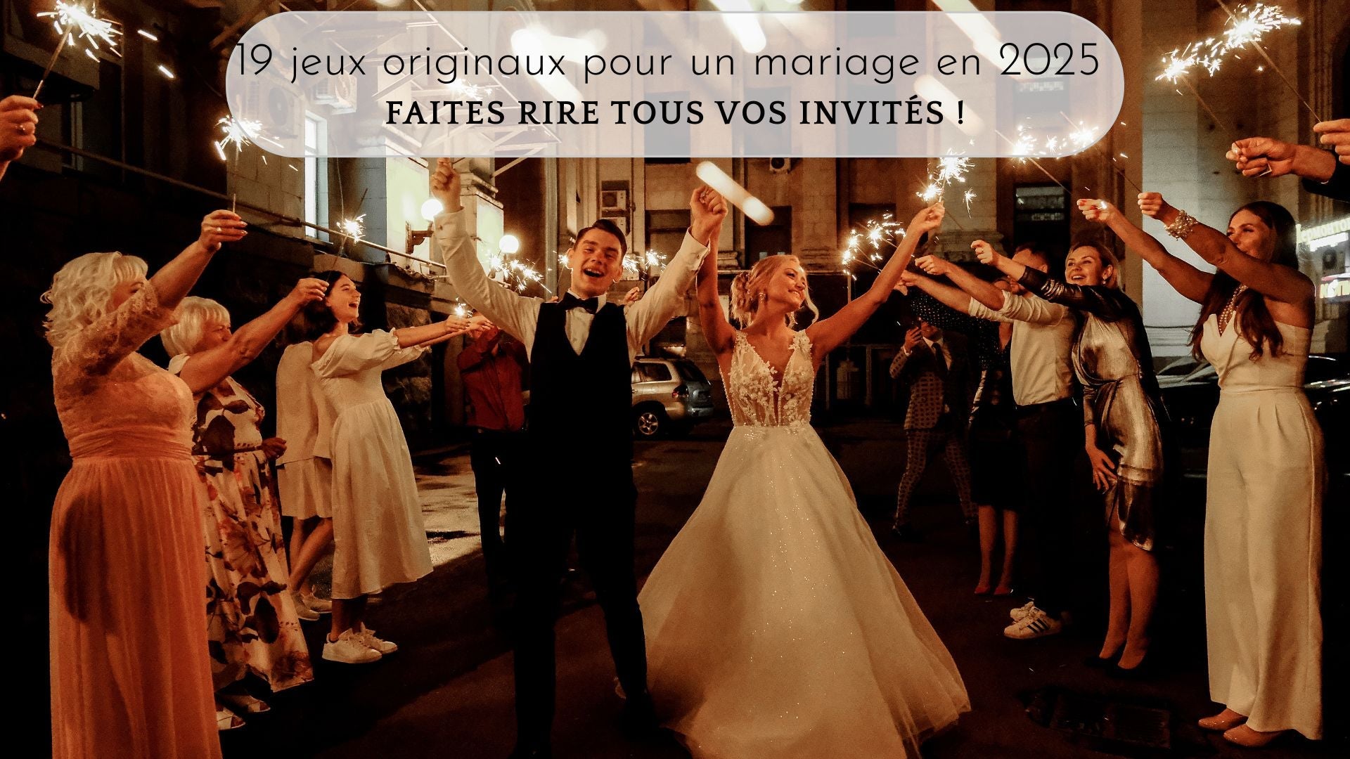 19 jeux originaux pour un mariage en 2025 : Faites rire tous vos invités !
