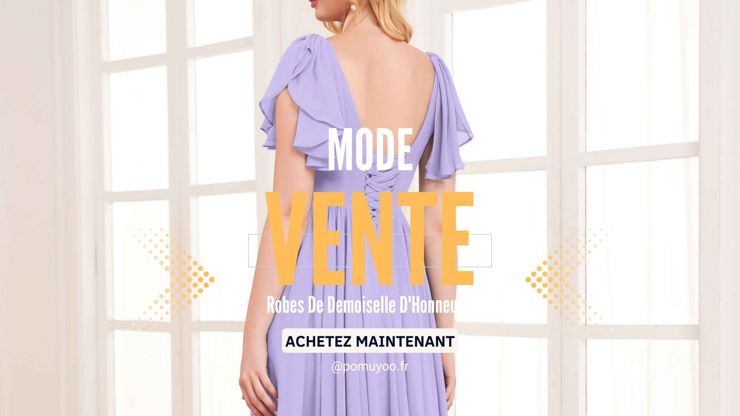 8 jolies robes de mariée violettes pour tous les styles