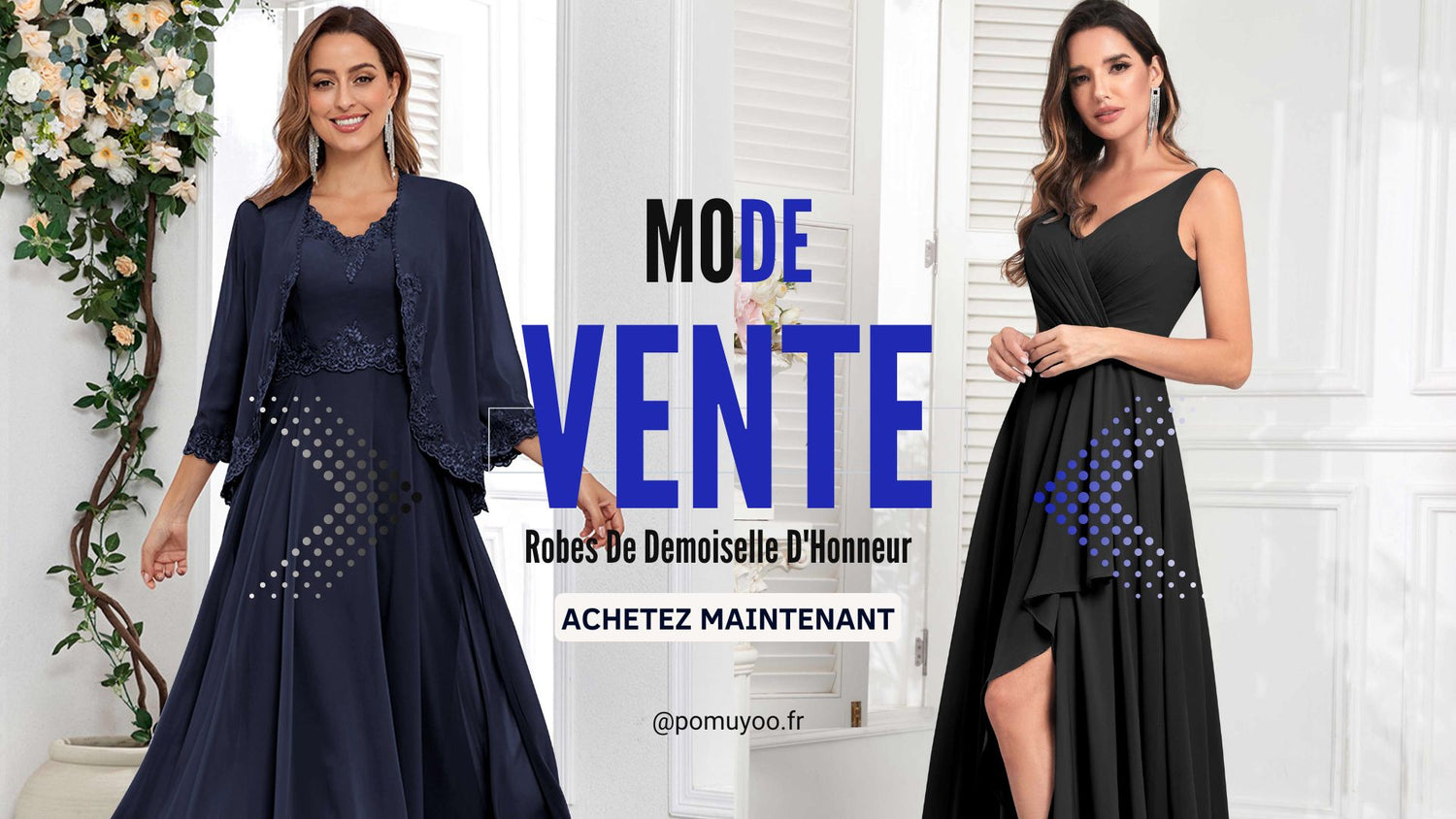 10 robes de demoiselle d'honneur bleues et noires incontournables