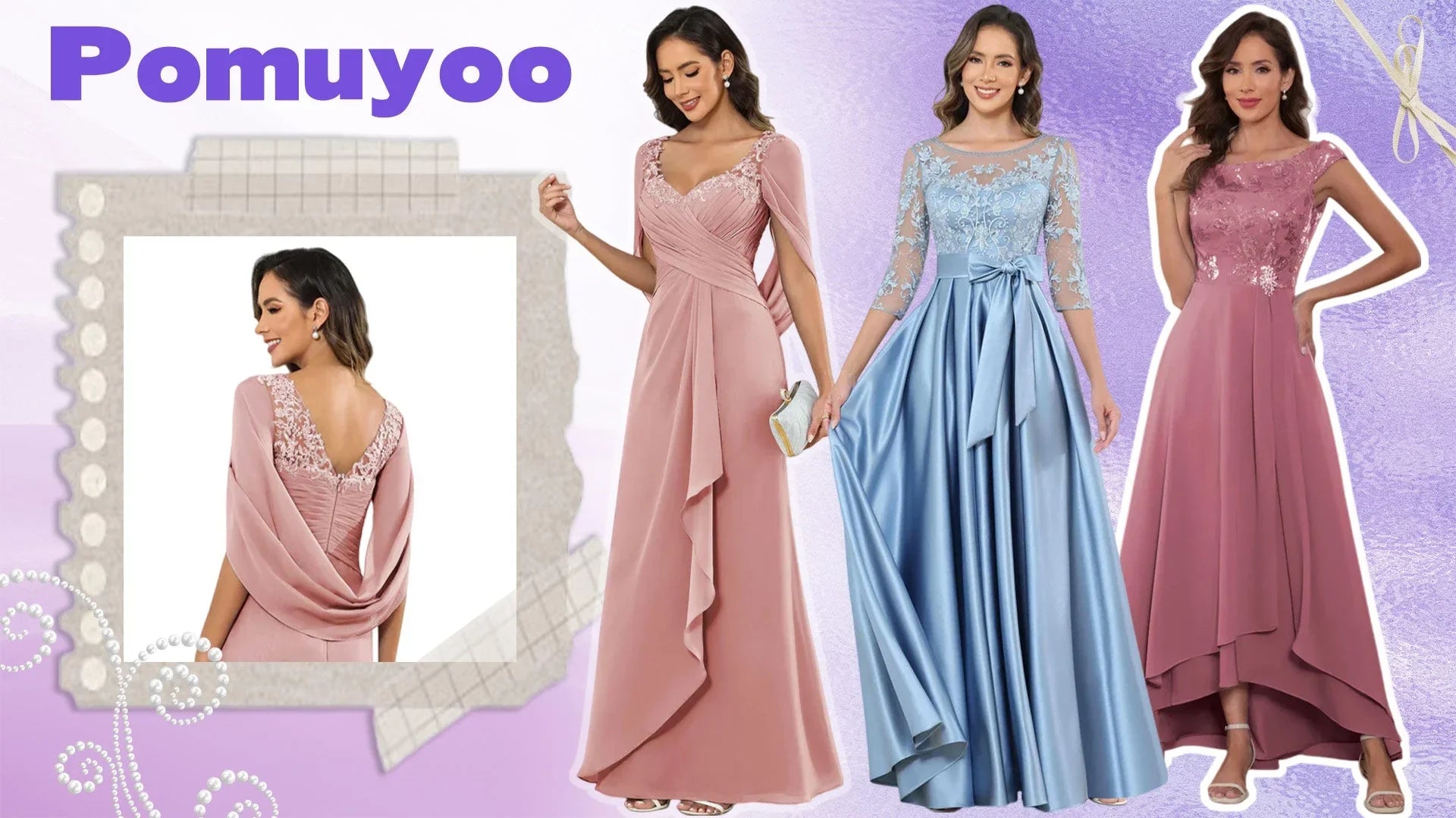 Succomber au charme de l'hiver  pourquoi le rose poudré et le bleu poudré sont parfaits pour la mère de la mariée.