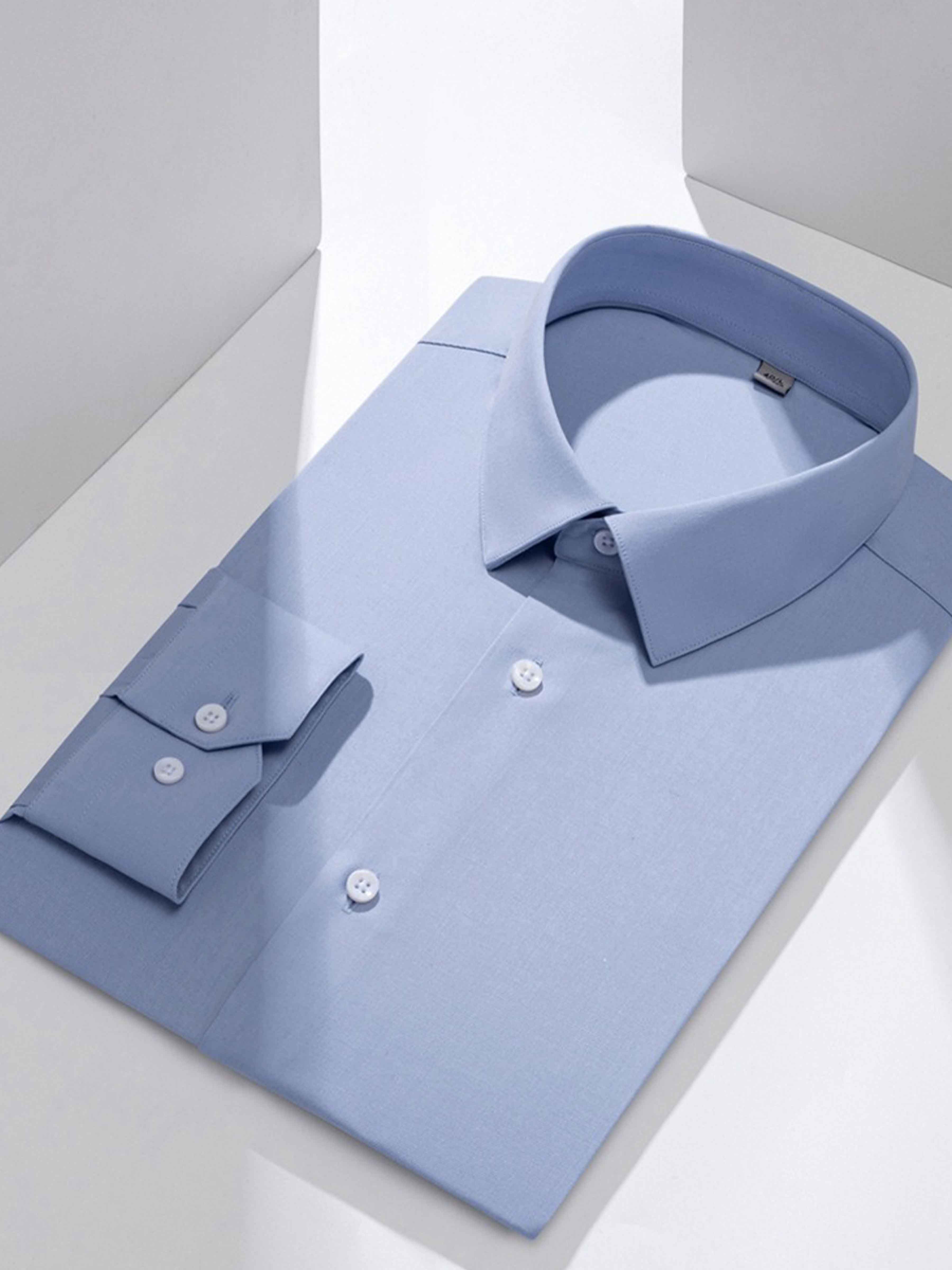 Chemise Habillée Pour Homme En Modal Et Acétate, Premium, Douce Comme De La Soie