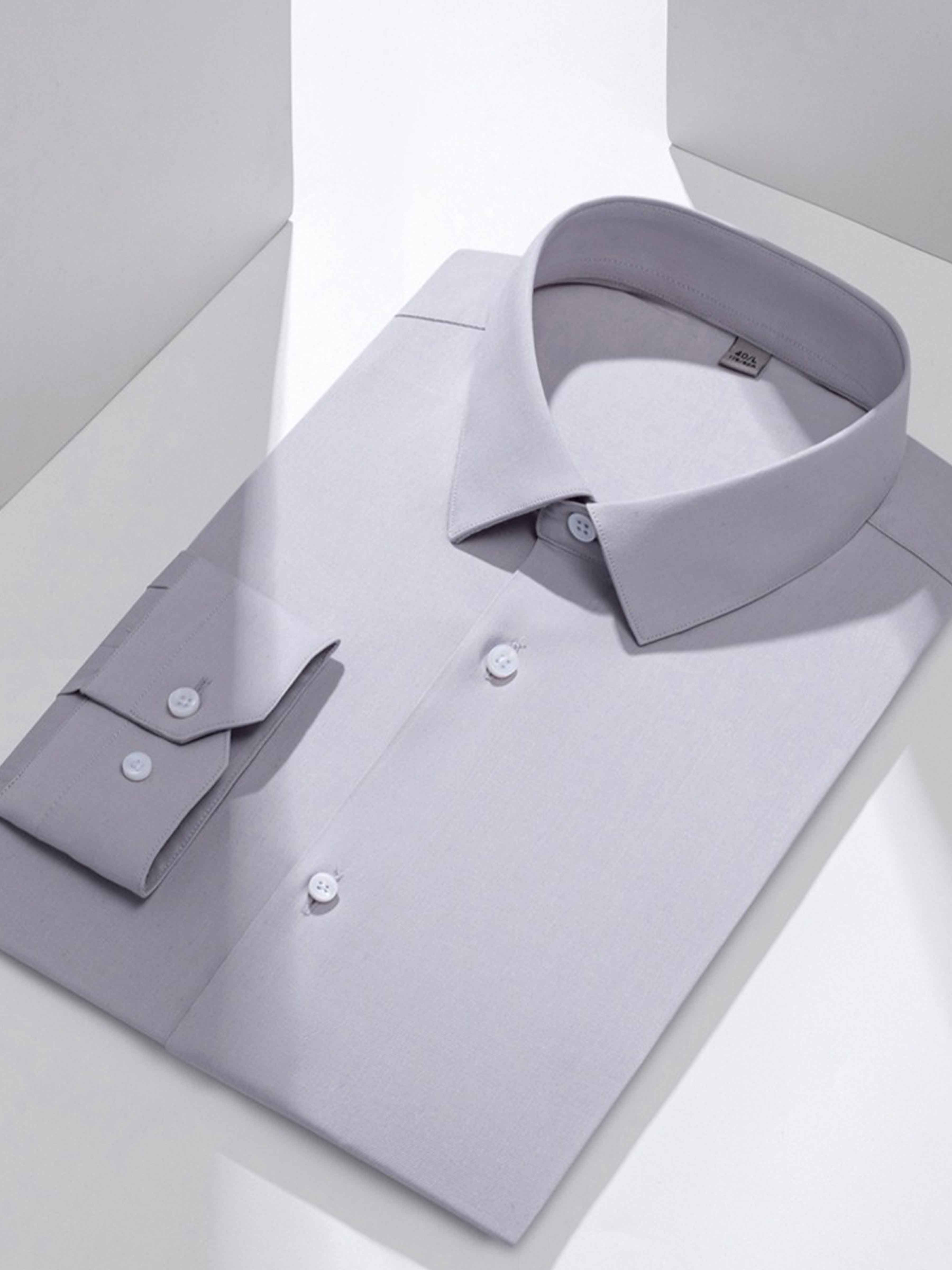 Chemise Habillée Pour Homme En Modal Et Acétate, Premium, Douce Comme De La Soie