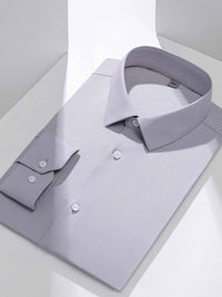 Chemise Habillée Pour Homme En Modal Et Acétate, Premium, Douce Comme De La Soie
